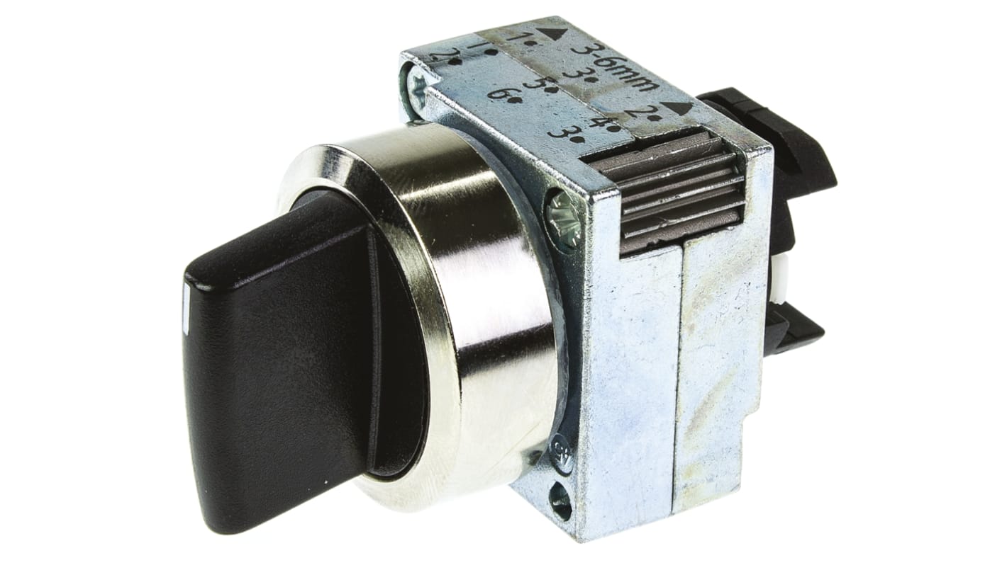 Siemens 3 Position Rotary Switch, Knob, Stay Put Actuator