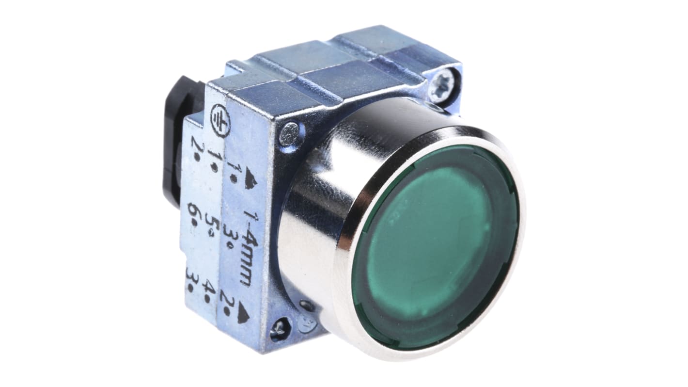 3SB3501-0AA41 | Siemens 3SB3 Ø 22mm, Grün mit Federrückstellung Rund ...