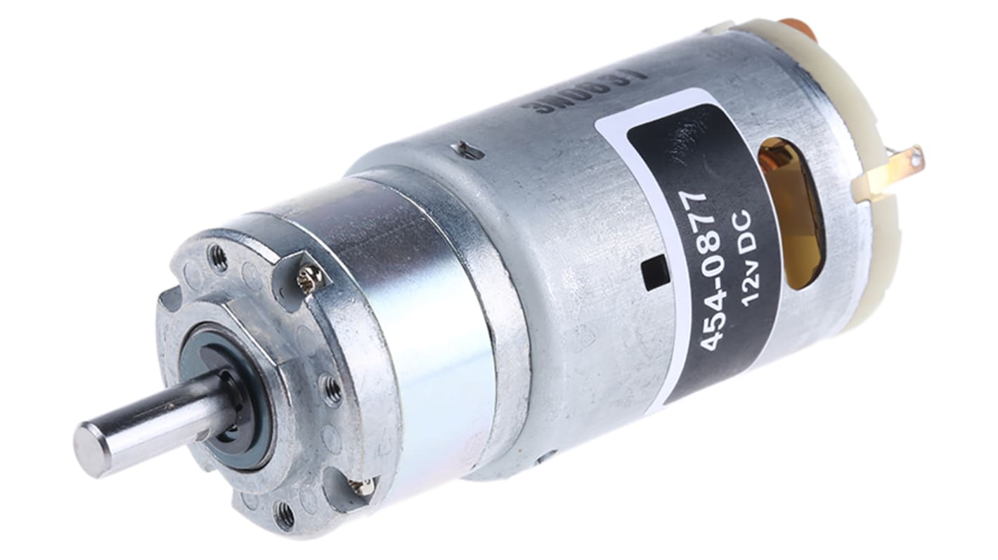 RS PRO Bürsten-Getriebemotor bis 20 Ncm, 12 V dc / 19,8 W, , Wellen-Ø 6mm, 35.8mm x 71.5mm
