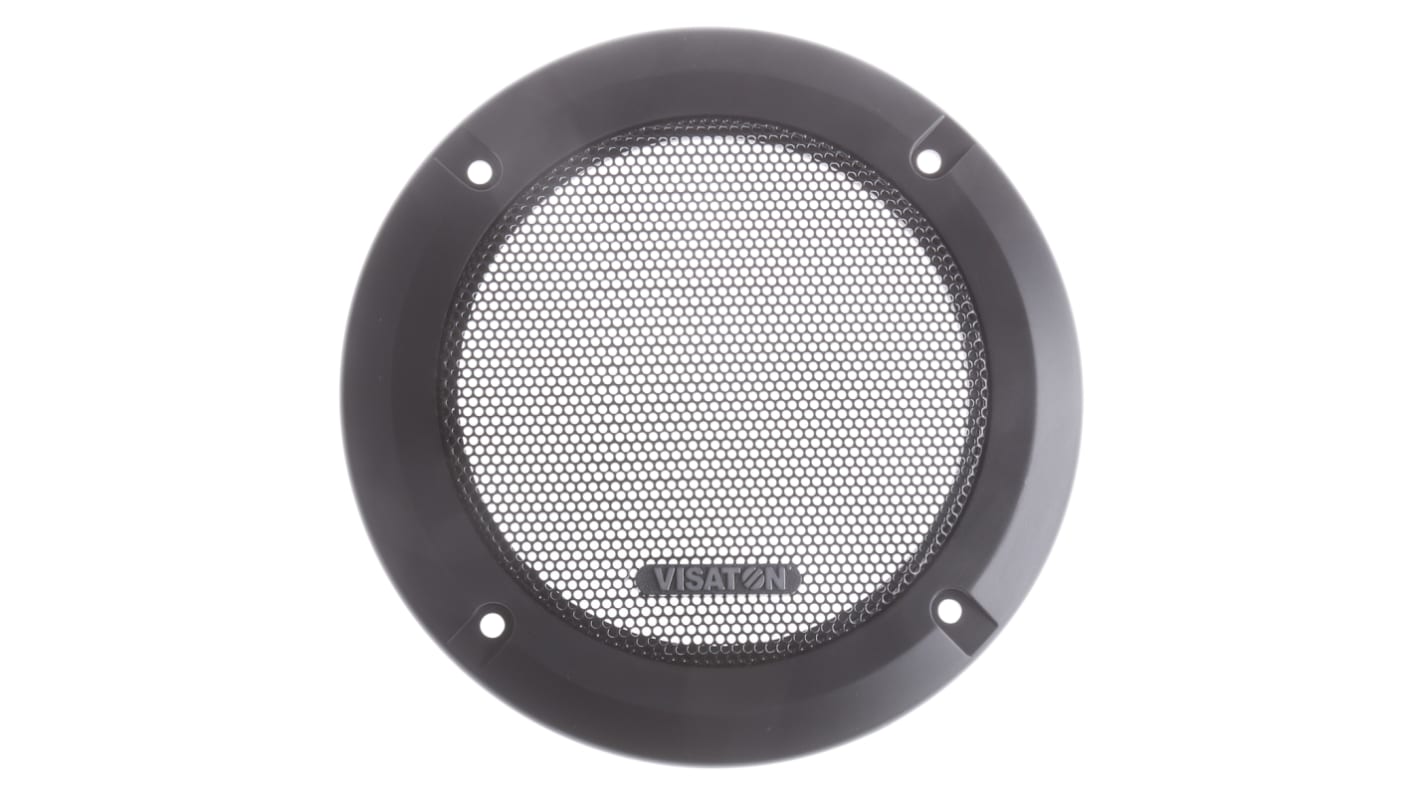 GRILLE 10 RS Visaton Black Round Speaker Grill for 10 cm/4 in, 10 cm