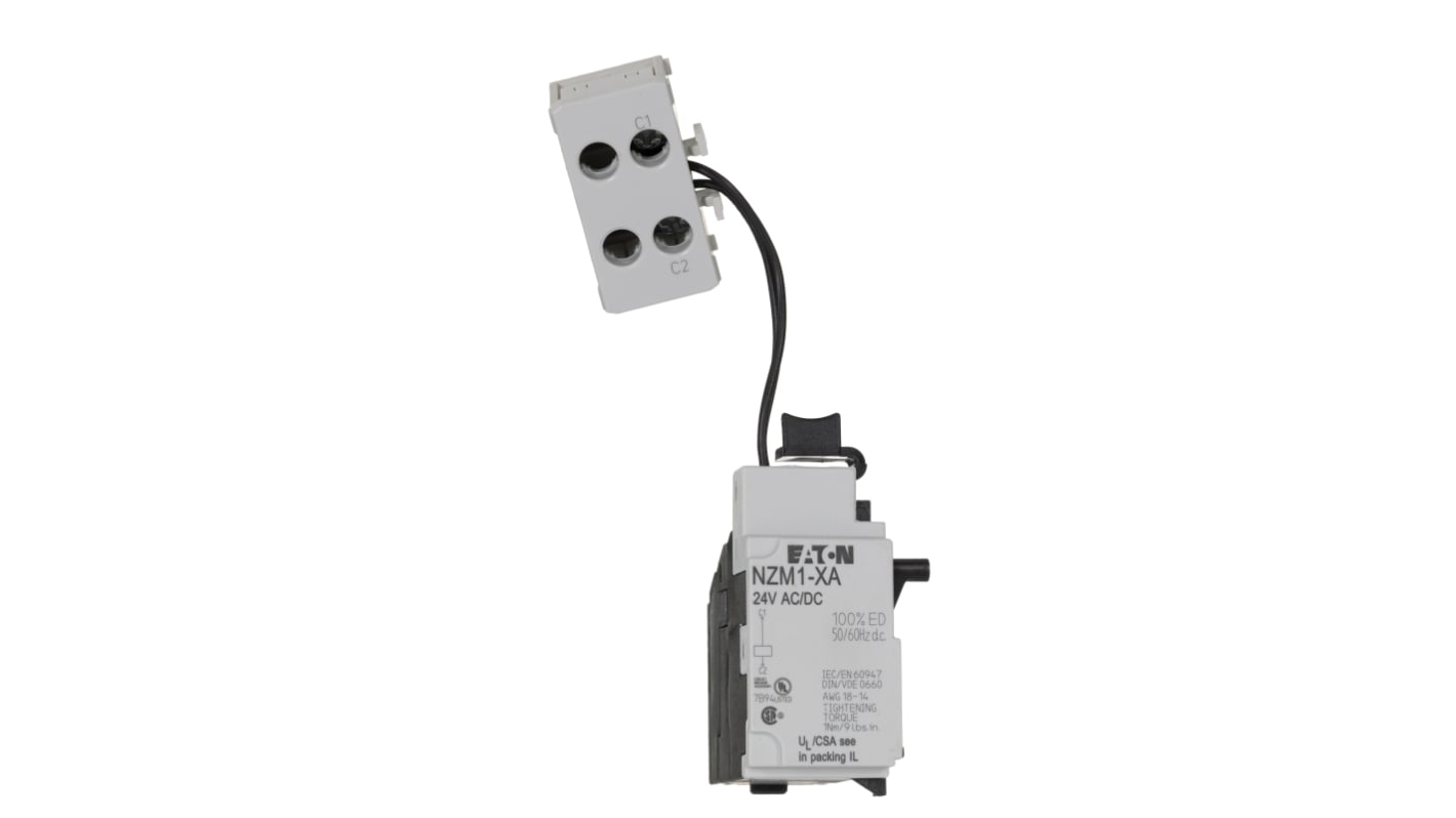 Bobina de disparo, Derivación, para uso con Serie N(S)1(-4), serie NZM1(-4), 24V ac/dc, Xboard, Eaton Moeller