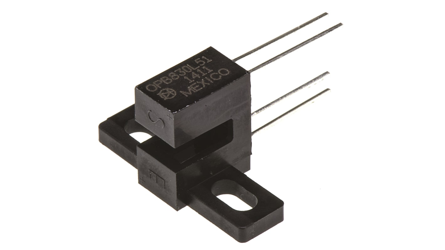 Interruttore ottico a taglio Optek, 4 pin 1 canale, slot da 3.18mm, uscita Fototransistor, Attacco a vite