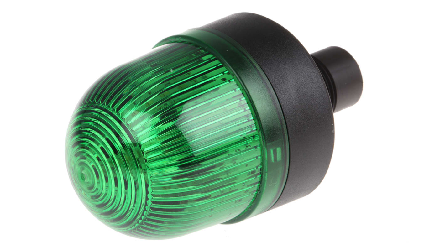 Indicador luminoso Werma serie EM 207, efecto Constante, LED, Verde, alim. 24 V ac / dc