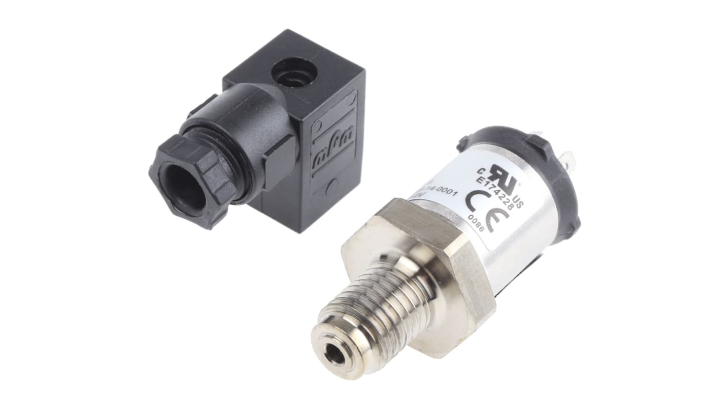 Gems Sensors M12 Drucksensor 0bar bis 1000bar 0 → 5 V, für Luft, Flüssigkeit, Hydraulikflüssigkeit, Hydrauliköl,