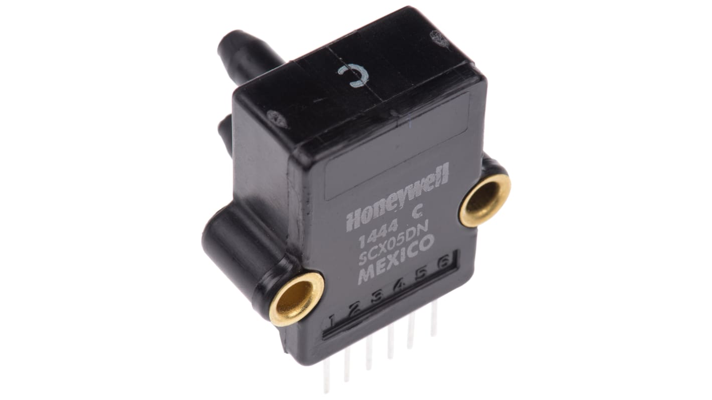 SCX05DN Honeywell Gauge Pressure Sensor, 0psi Min, 5psi Max, Wheatstone Bridge Output