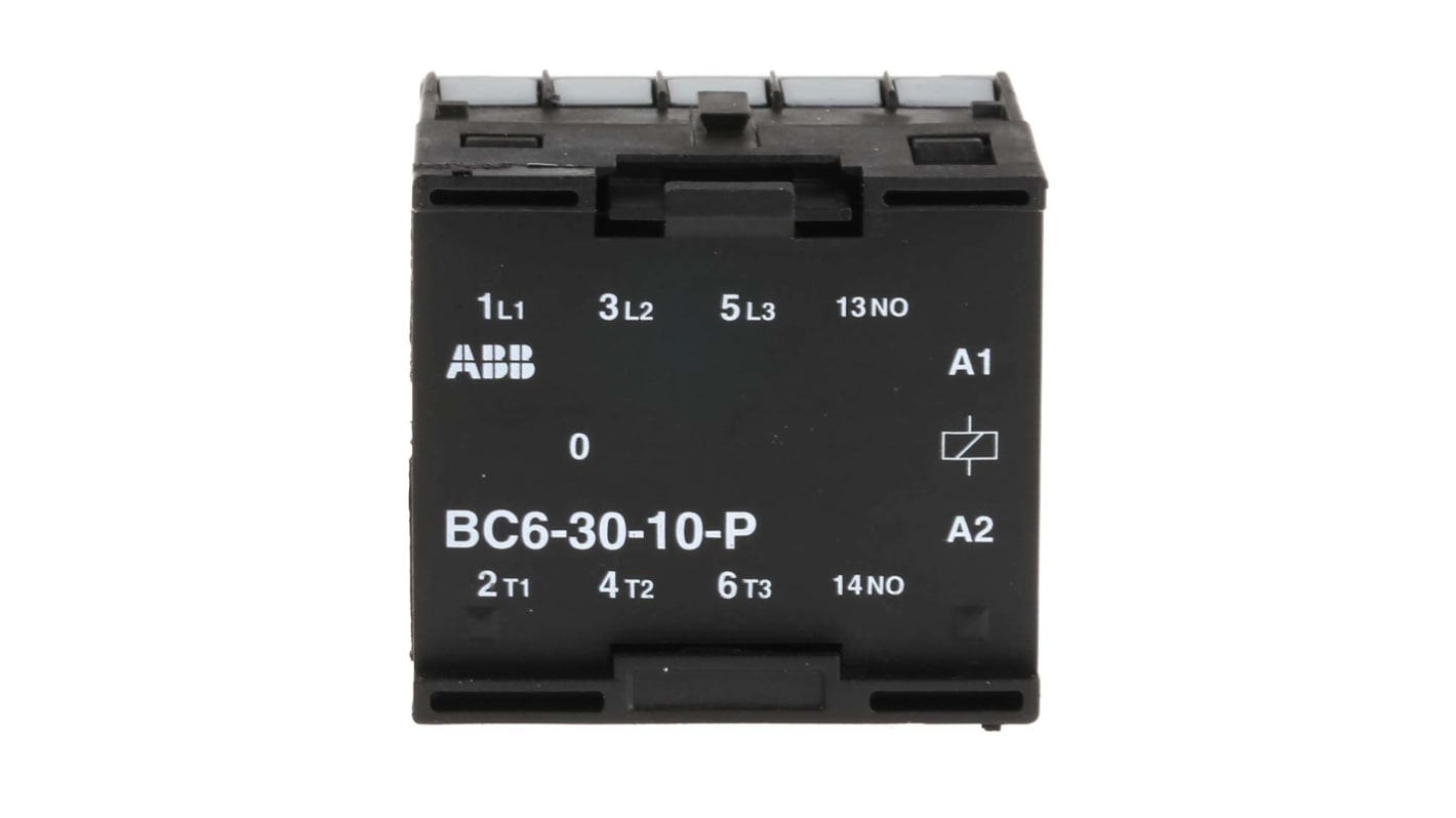 BC6-30-10-P01 | ABB BC6 B Contactor, 24 V dc Coil, 3-Pole, 6 A, 4 kW ...