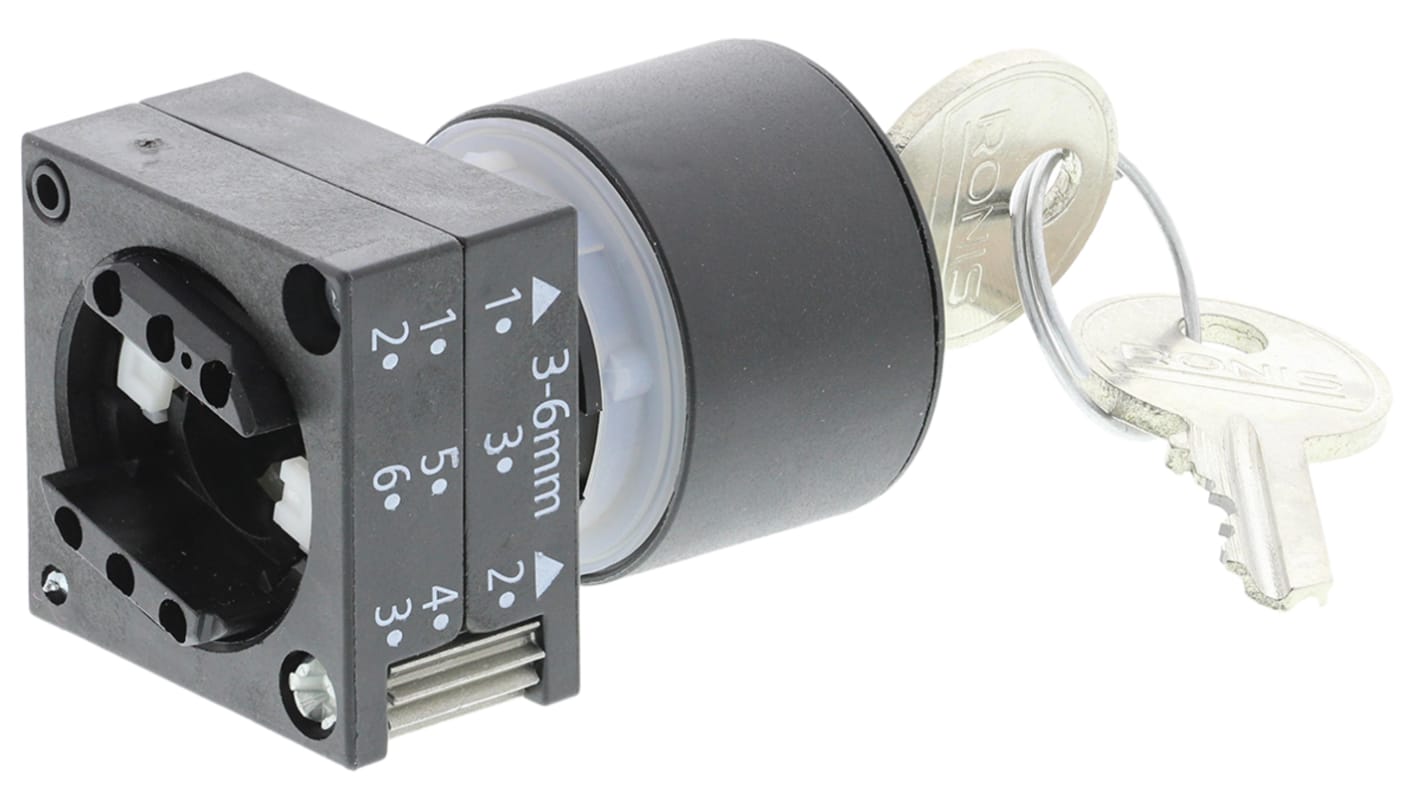 Siemens 3SB3 2 Position Key Switch Head