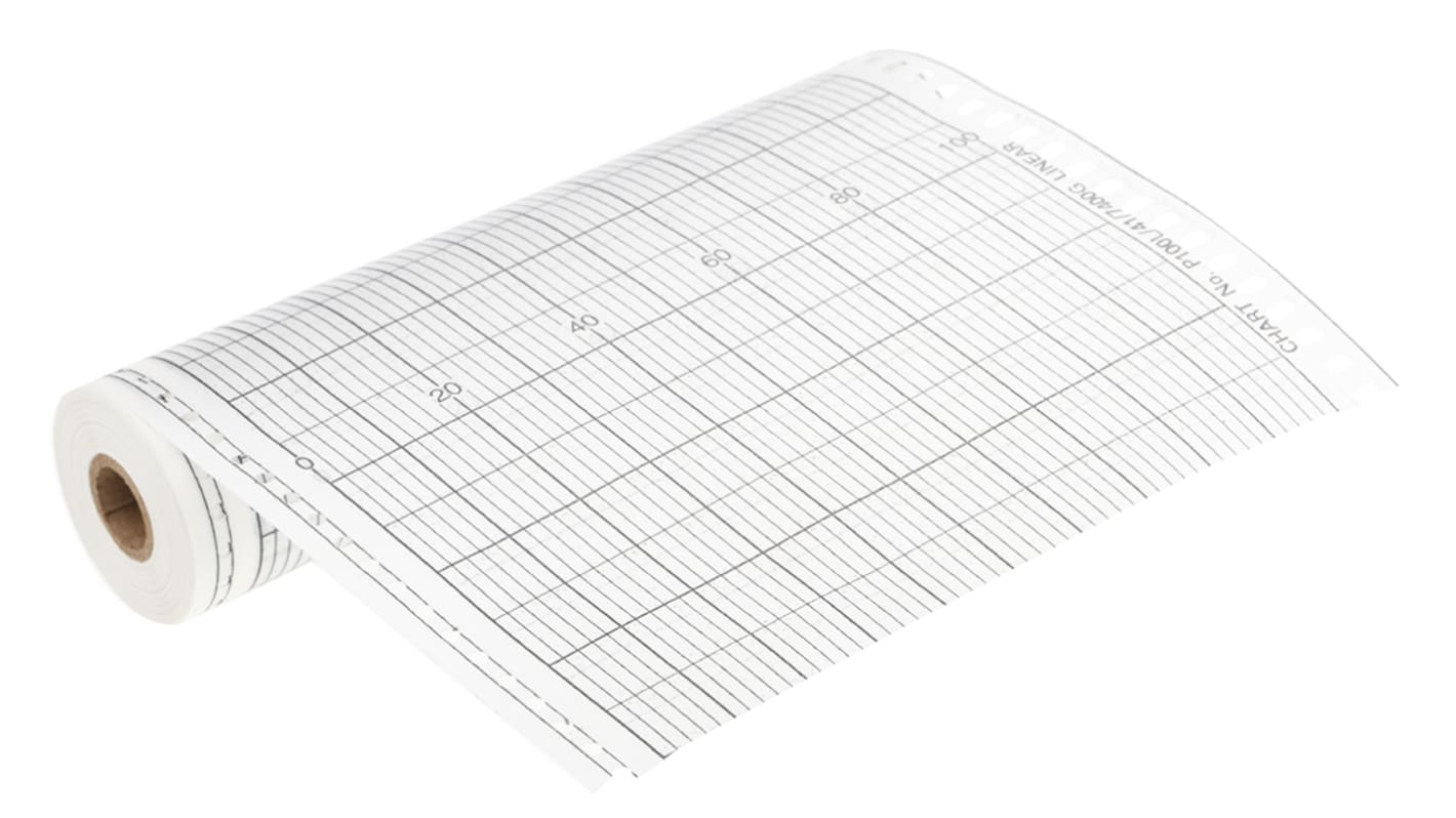 Accessoire pour enregistreur de diagrammes ABB P100L/7400G, Papier pour enregistreur de diagrammes rotatifs