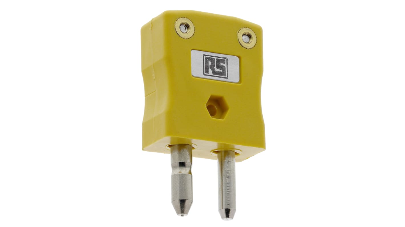 RS PRO In-Line Thermocouple Connector for Use with Type K Thermocouple, Standard Size, BS Standard