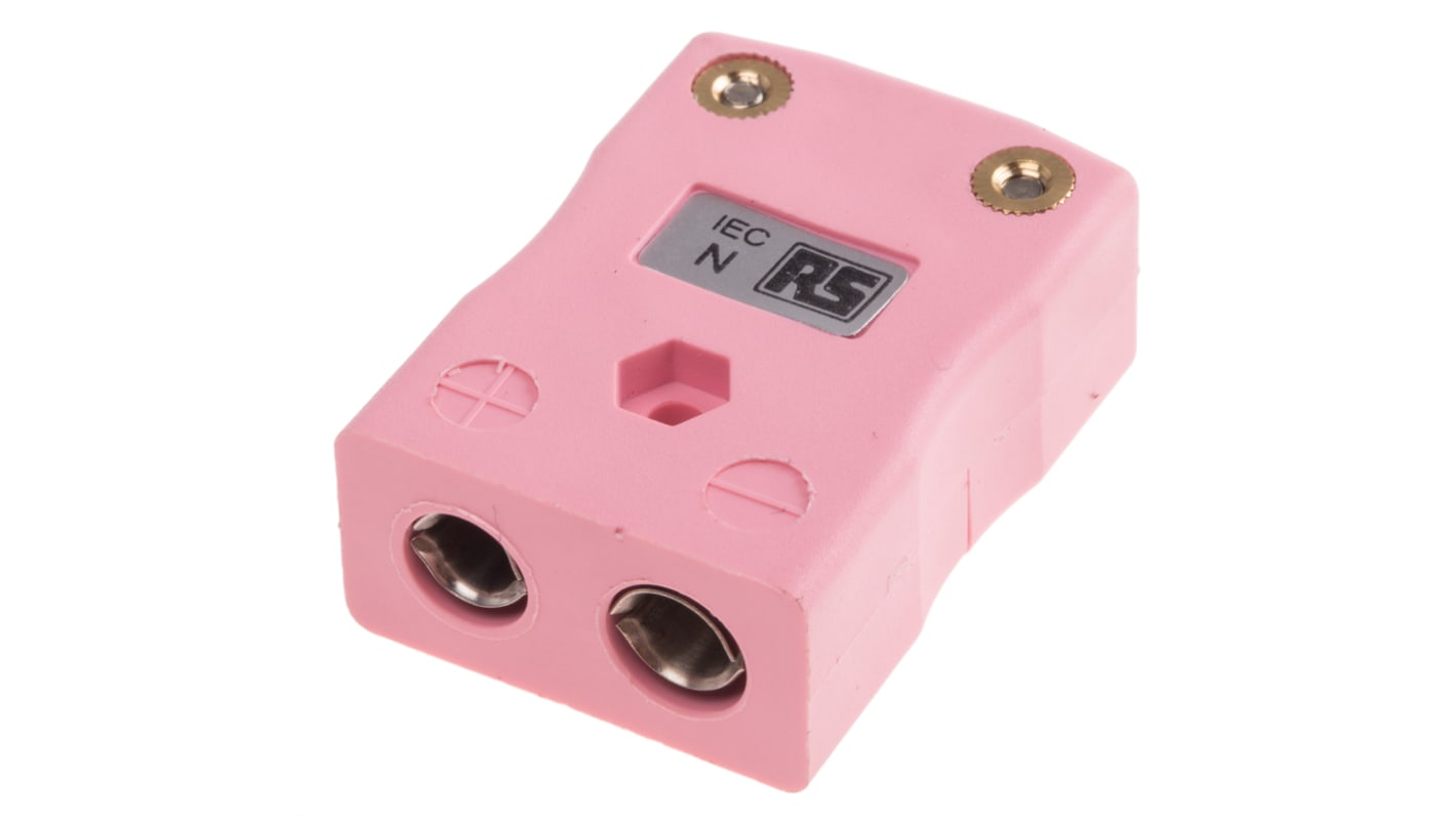 RS PRO In-Line Thermocouple Connector for Use with Type N Thermocouple, Standard Size, IEC Standard