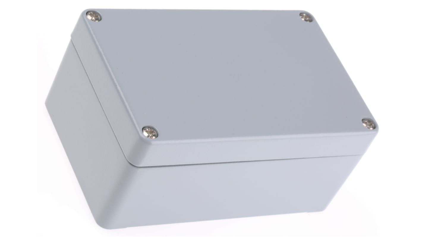 Rittal GA Series Grey Die Cast Aluminium Enclosure, IP66, IK08, Grey Lid, 57 x 125 x 80mm