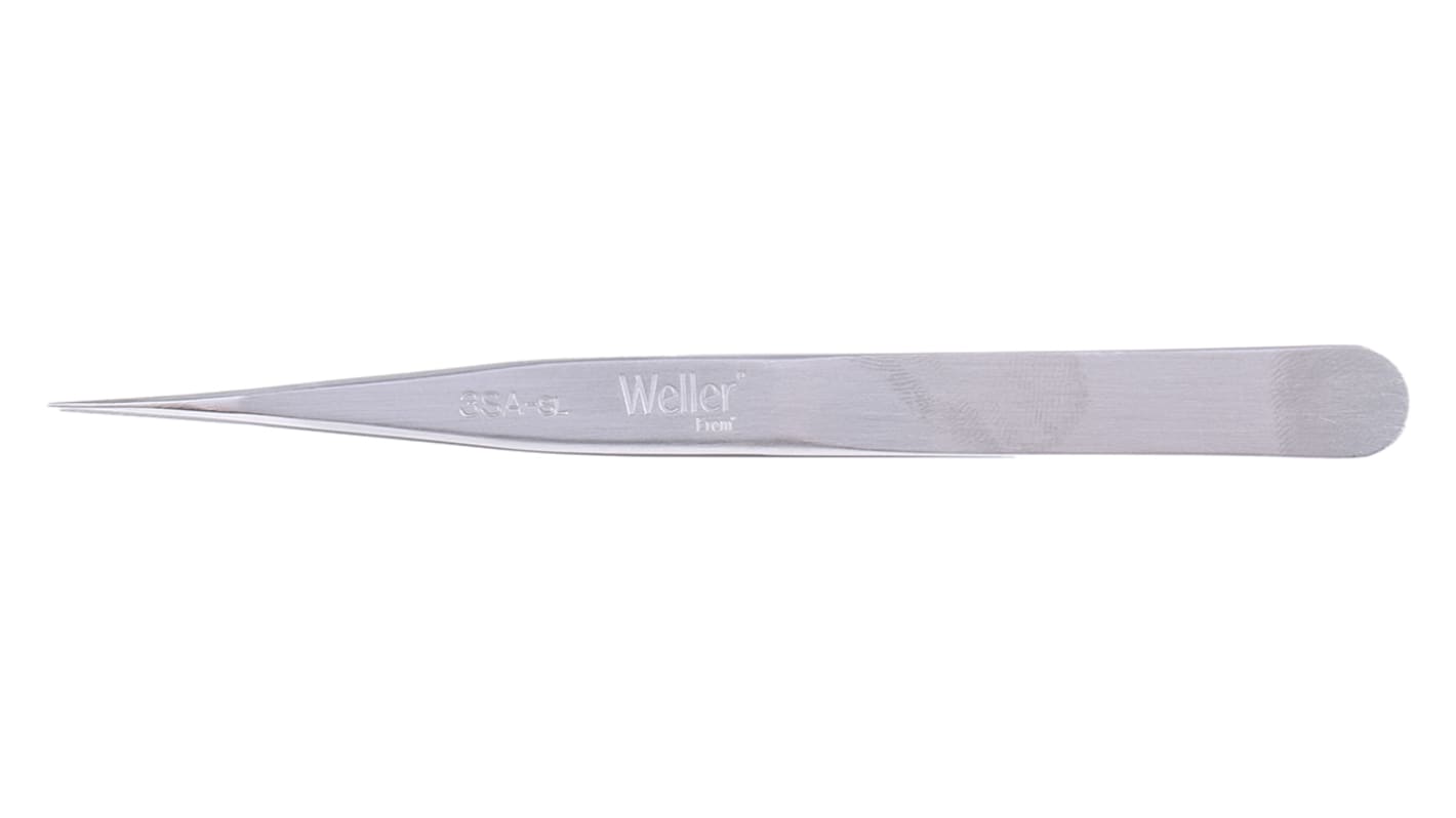 Weller Erem 120 mm, Stainless Steel, Pointed, Tweezers