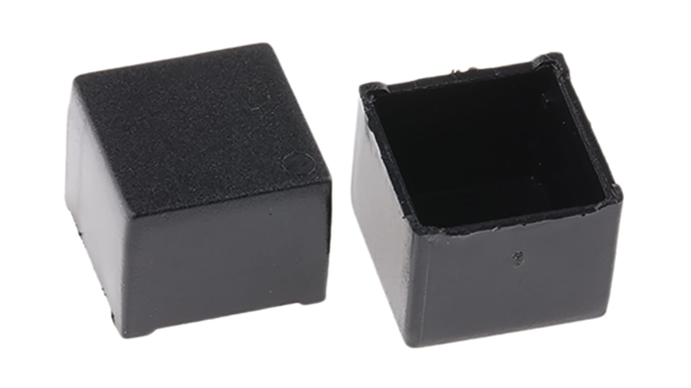 Caja de encapsulado de ABS, 11 x 11 x 9mm de color Negro