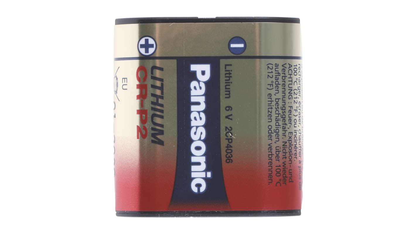 Panasonic Lithium Manganese Dioxide 6V, CRP2 Camera Battery