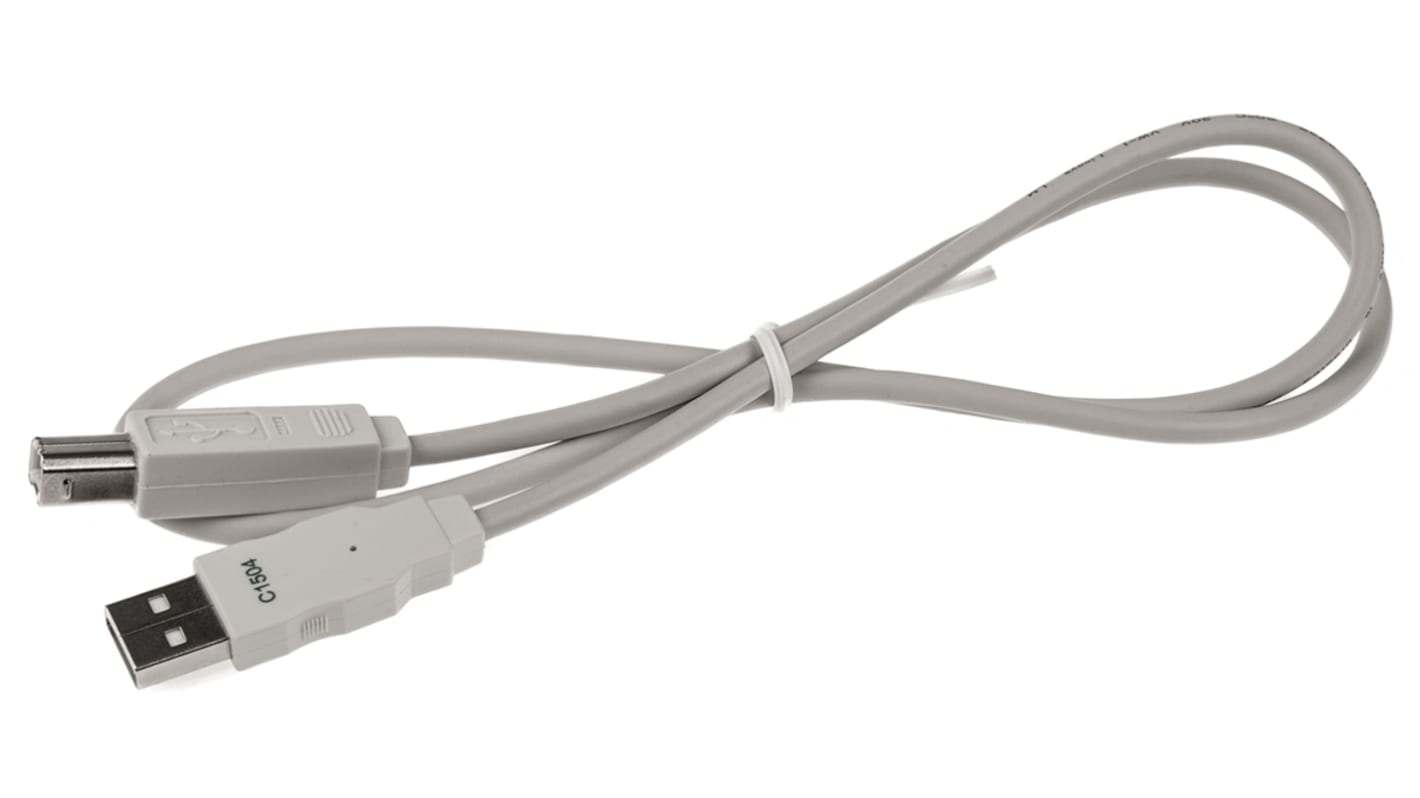 Cable USB 1.1 Molex, con A. USB A Macho, con B. USB B Macho, long. 800mm, color Blanco