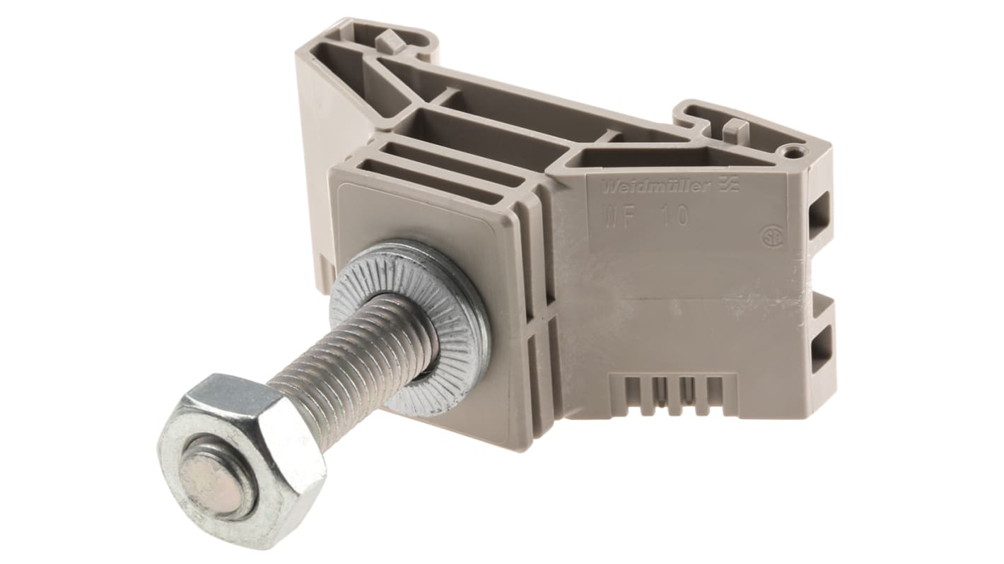 Weidmüller WF 10 Series Brown Stud Terminal, 120mm², Single-Level, Bolt Termination