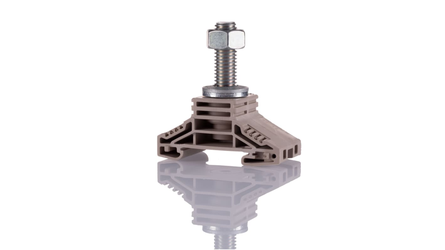 Weidmüller WF 12 Series Brown Stud Terminal, 120mm², Single-Level, Bolt Termination