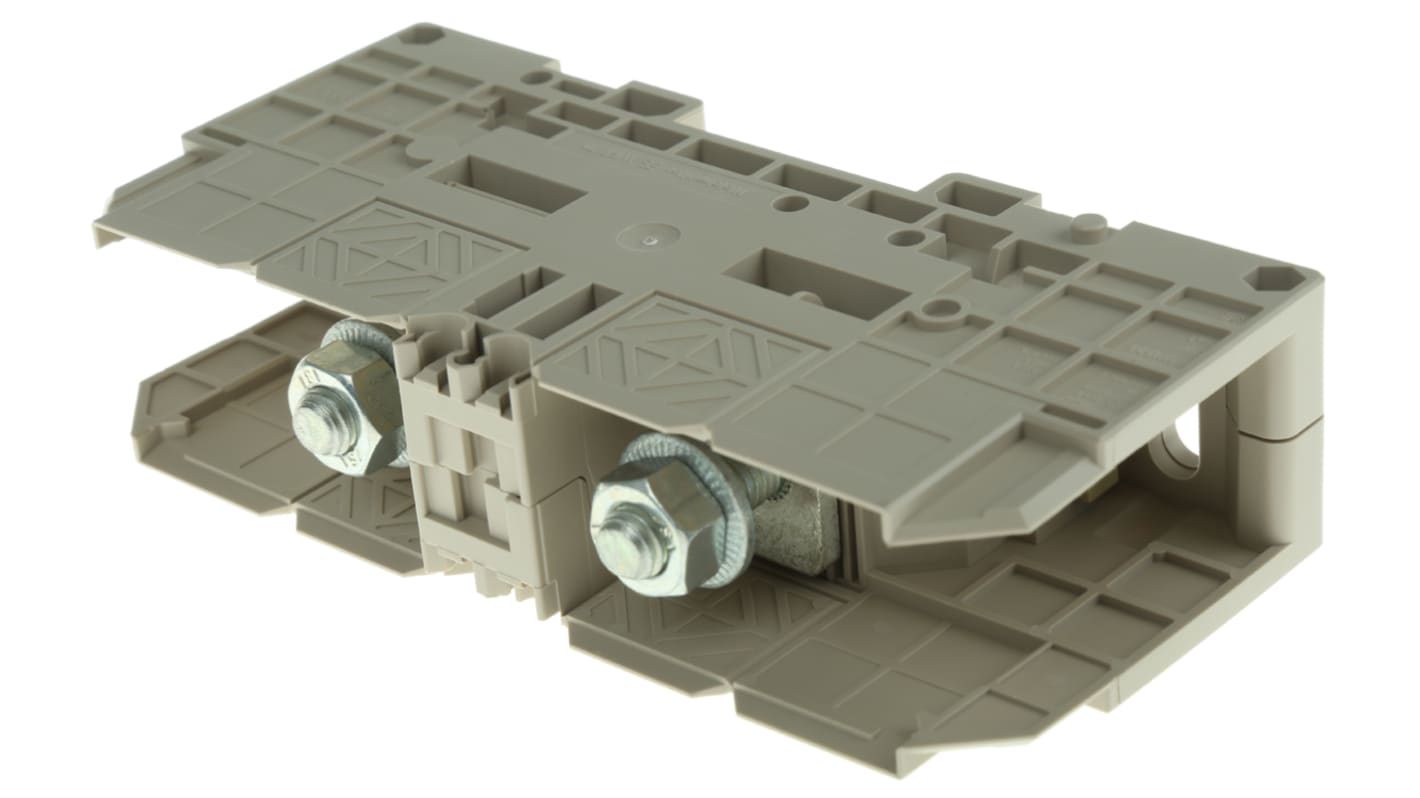 1028400000 Weidmuller WFF Series Brown Stud Terminal, 70mm², Single