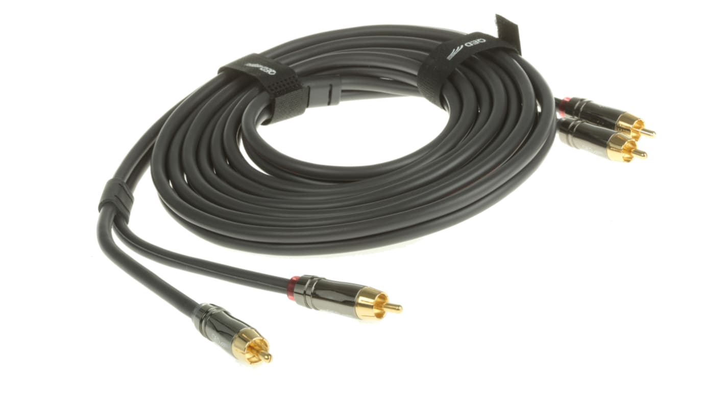 Kabel AUX délka 3m, A: RCA x 2 RS PRO