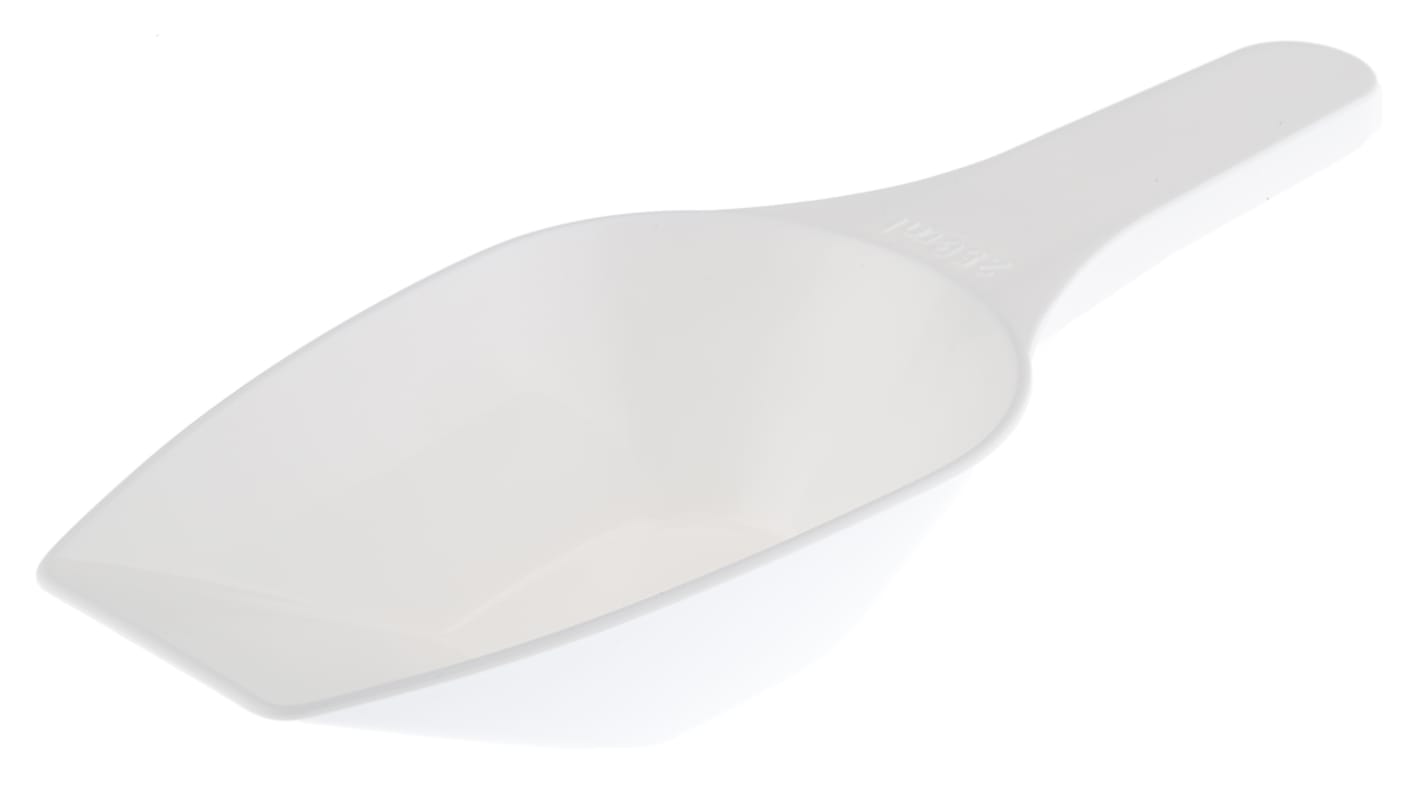 Wht PP measuring scoop w/flat base,250ml