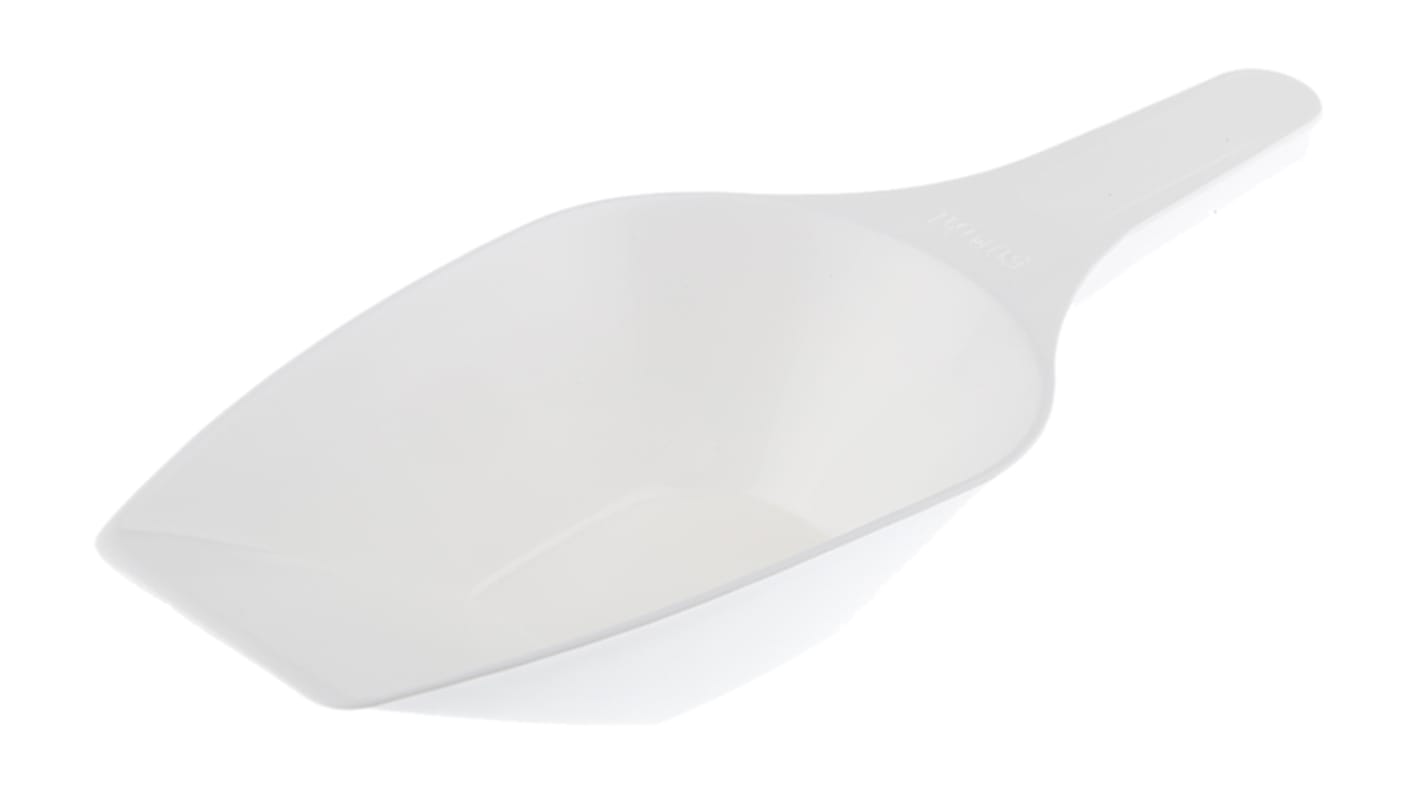 Wht PP measuring scoop w/flat base,500ml