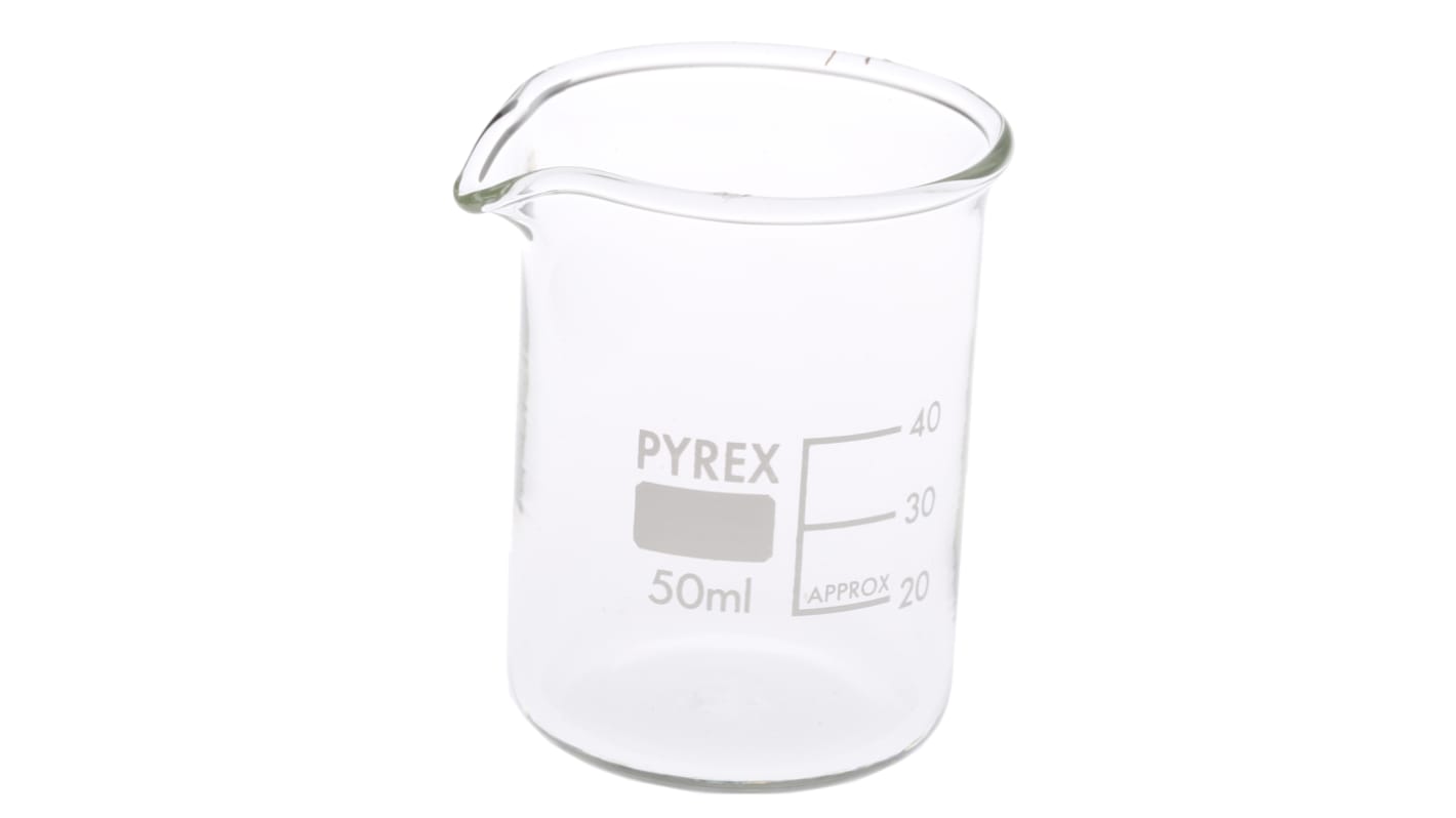 Vaso de precipitado RS PRO, Vidrio de borosilicato, 50ml