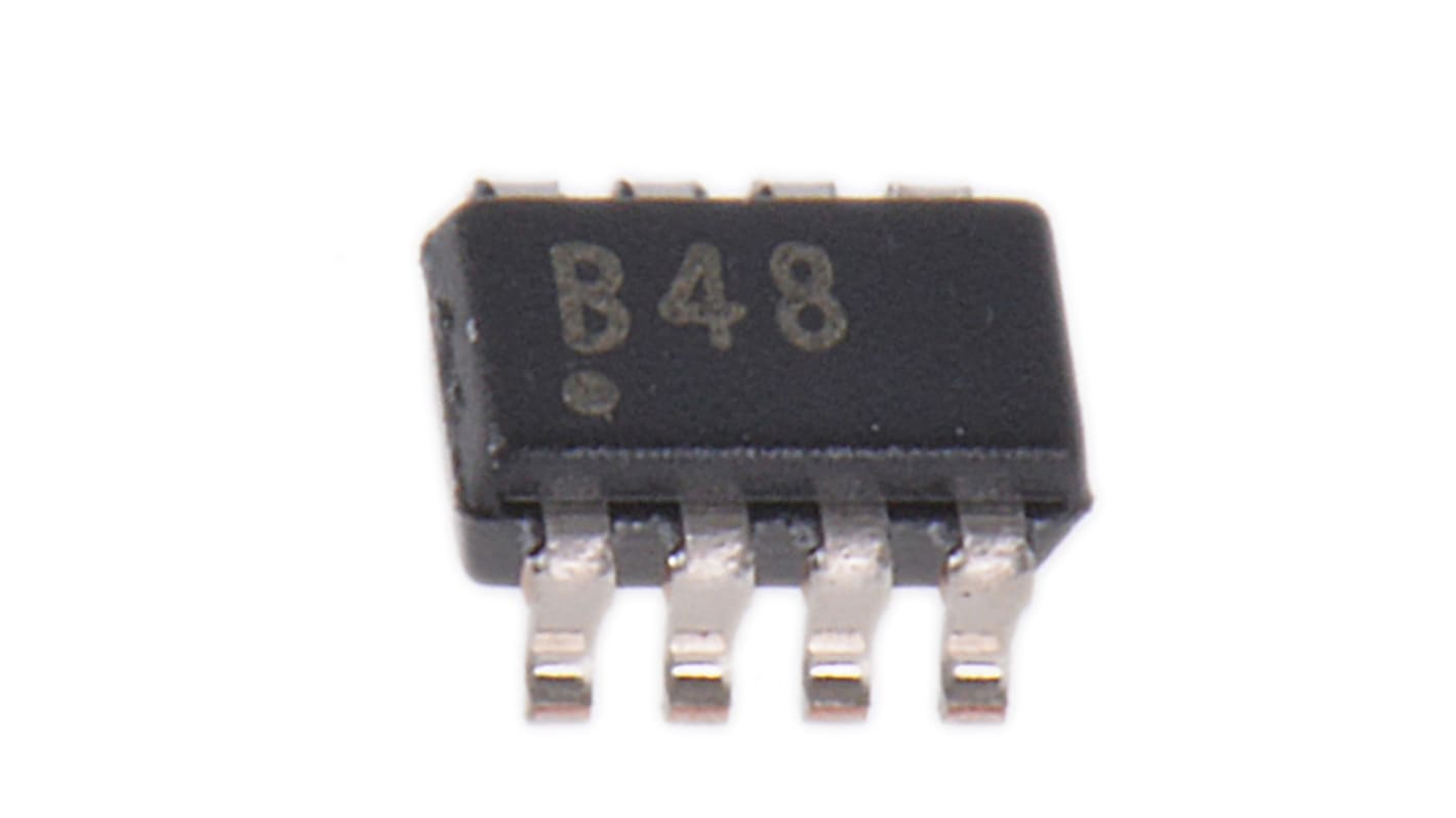 OPA2348AIDCNT Texas Instruments, Precision, Op Amp, RRIO, 1MHz, 3 V, 5 V, 8-Pin SOT-23