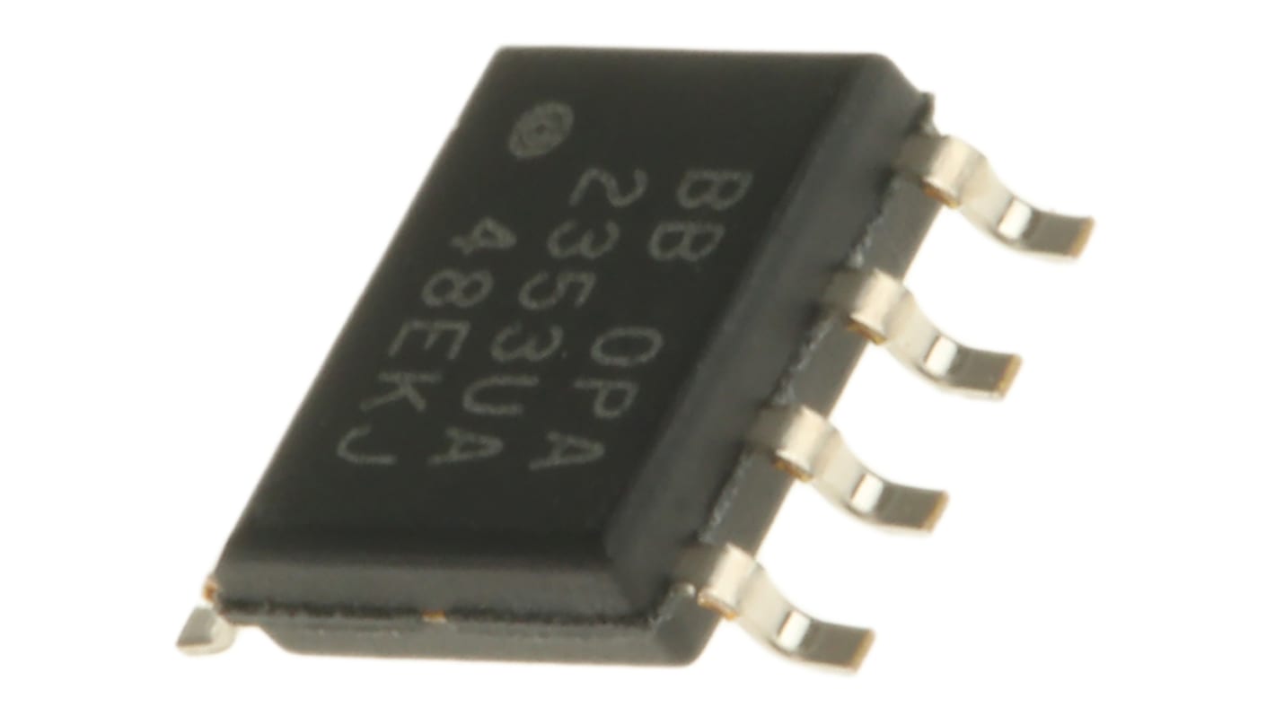 OPA2353UA Texas Instruments, Precision, Op Amp, RRIO, 44MHz, 3 V, 5 V, 8-Pin SOIC