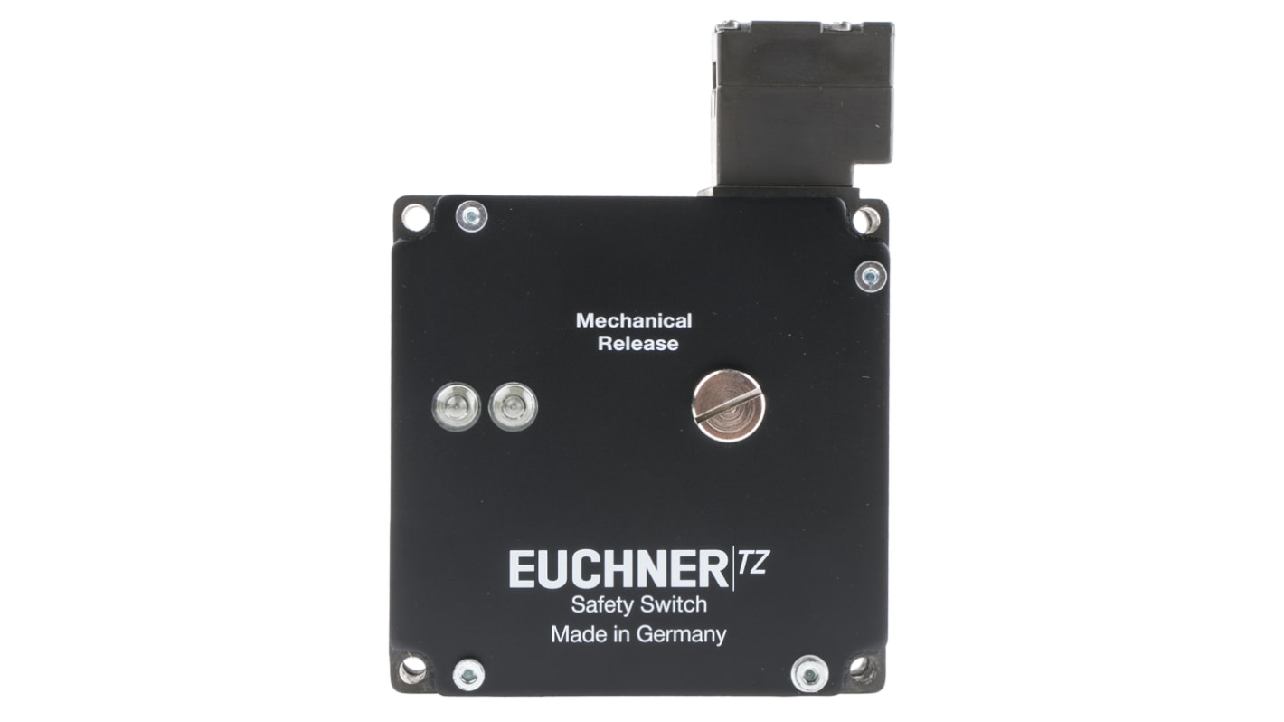 Euchner TZ1 Series Solenoid Interlock Switch, Power to Unlock, 24V ac/dc