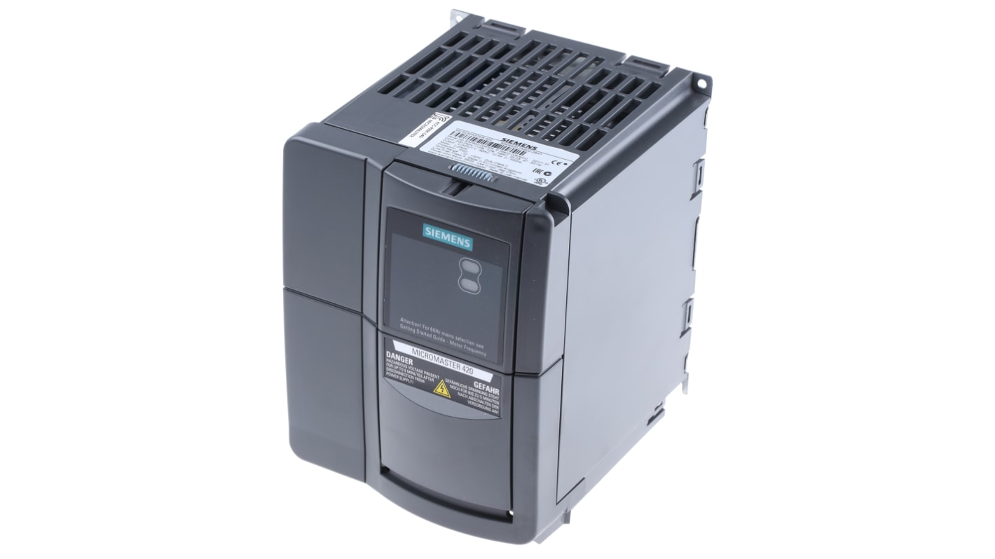 Siemens インバータ MICROMASTER 420, 230 V ac 2.2 kW 6SE6420-2AB22-2BA1 ACモータ