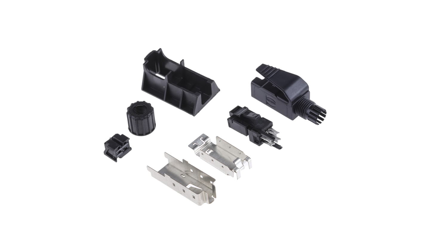 Conector RJ45 Cat5 Macho HARTING serie RJ Industrial, de 4 vías, apantallado