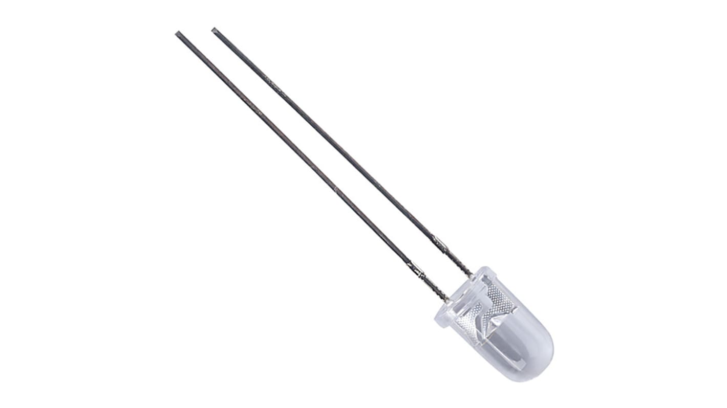 Kingbright Lysdiode Hulmontering Blå 465 nm 2,7 cd 3,3 V 16 ° 5 mm (T-1 3/4)