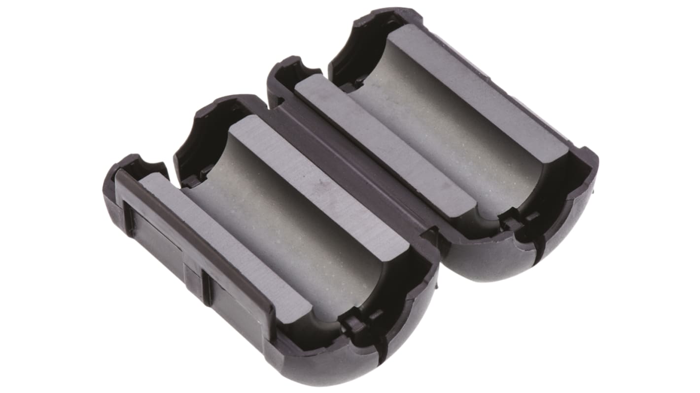 Fair-Rite Openable Ferrite Sleeve, 23.7 x 11.7 x 39.4mm, For EMI Suppression, Apertures: 1, Diameter 10.15mm