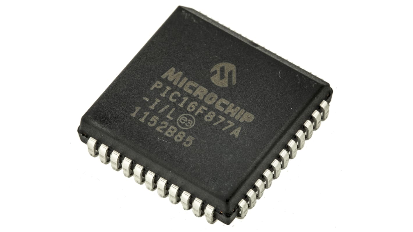 Microchip マイコン, 44-Pin PLCC PIC16F877A-I/L