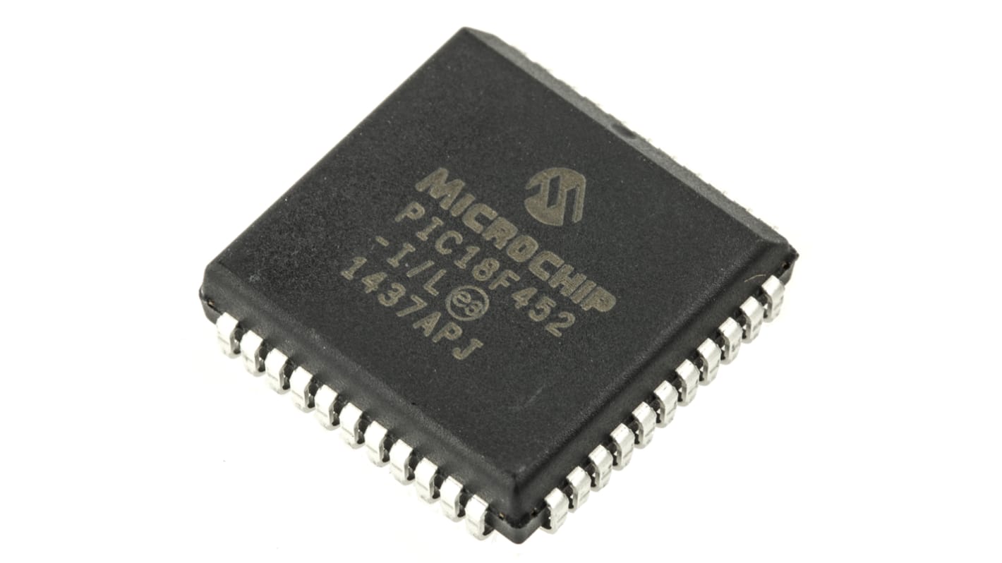 Microchip マイコン, 44-Pin PLCC PIC18F452-I/L