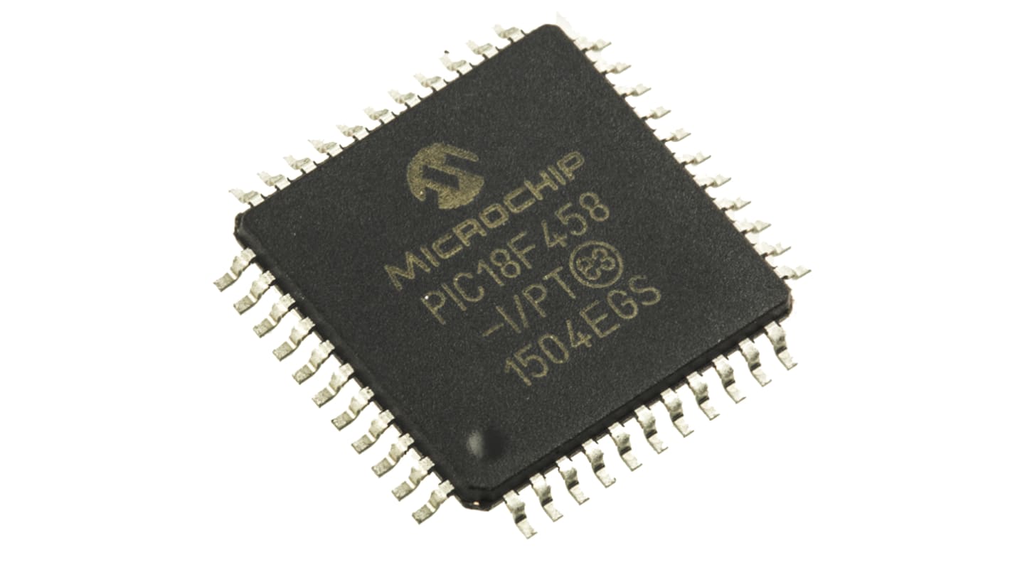 Microchip Mikrocontroller PIC18F PIC 8bit SMD 32 KB, 256 B TQFP 44-Pin 40MHz 1536 kB RAM