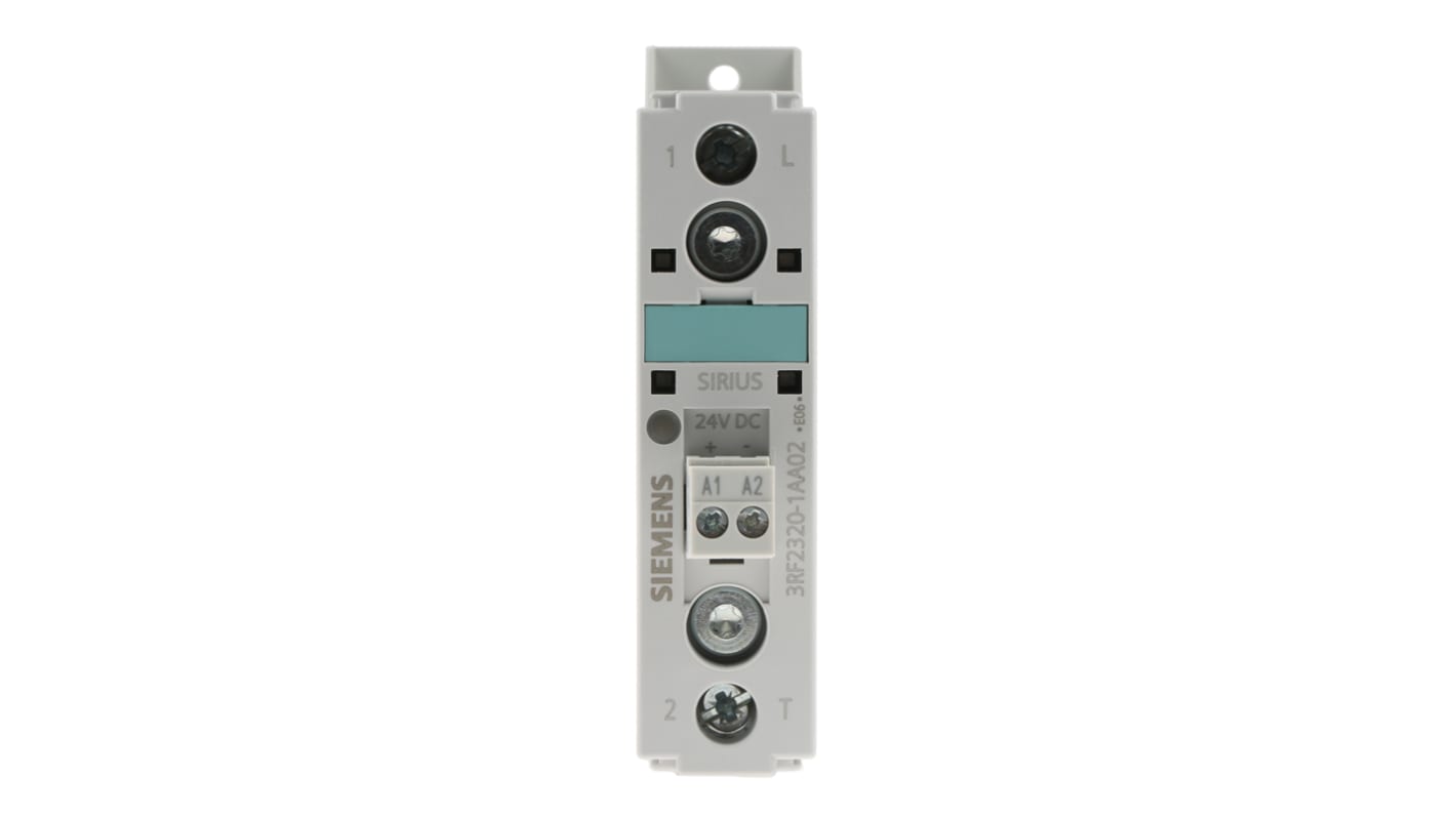 Siemens 3RF23 Series Solid State Relay, 20 A Load, DIN Rail Mount, 230 V Load, 24 V dc Control