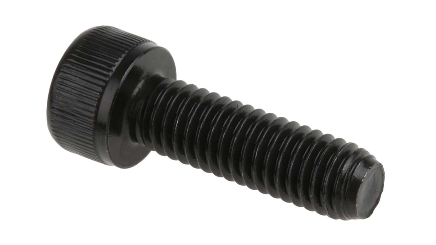 RS PRO Zylinderkopf Innensechskantschraube, Stahl schwarz passiviert, M6 x 1mm, 20mm