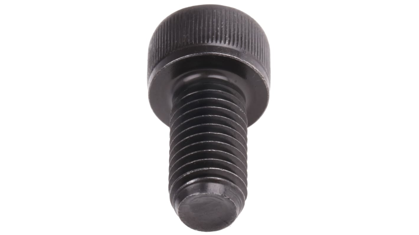 RS PRO M10 x 20mm Hex Socket Cap Screw Black, SelfColour Steel RS