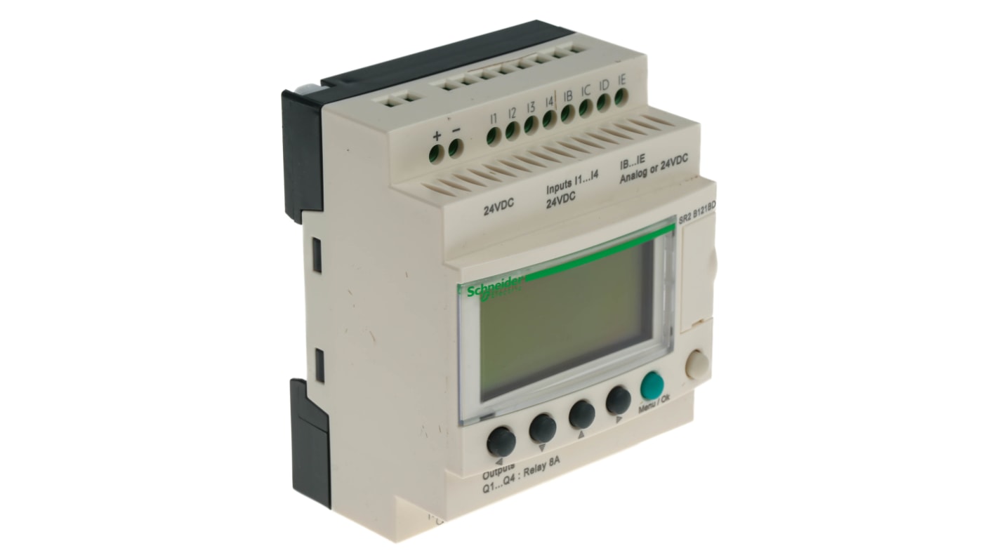 Schneider Electric logikai modul Zelio Logic, DIN-sín, 24 V DC