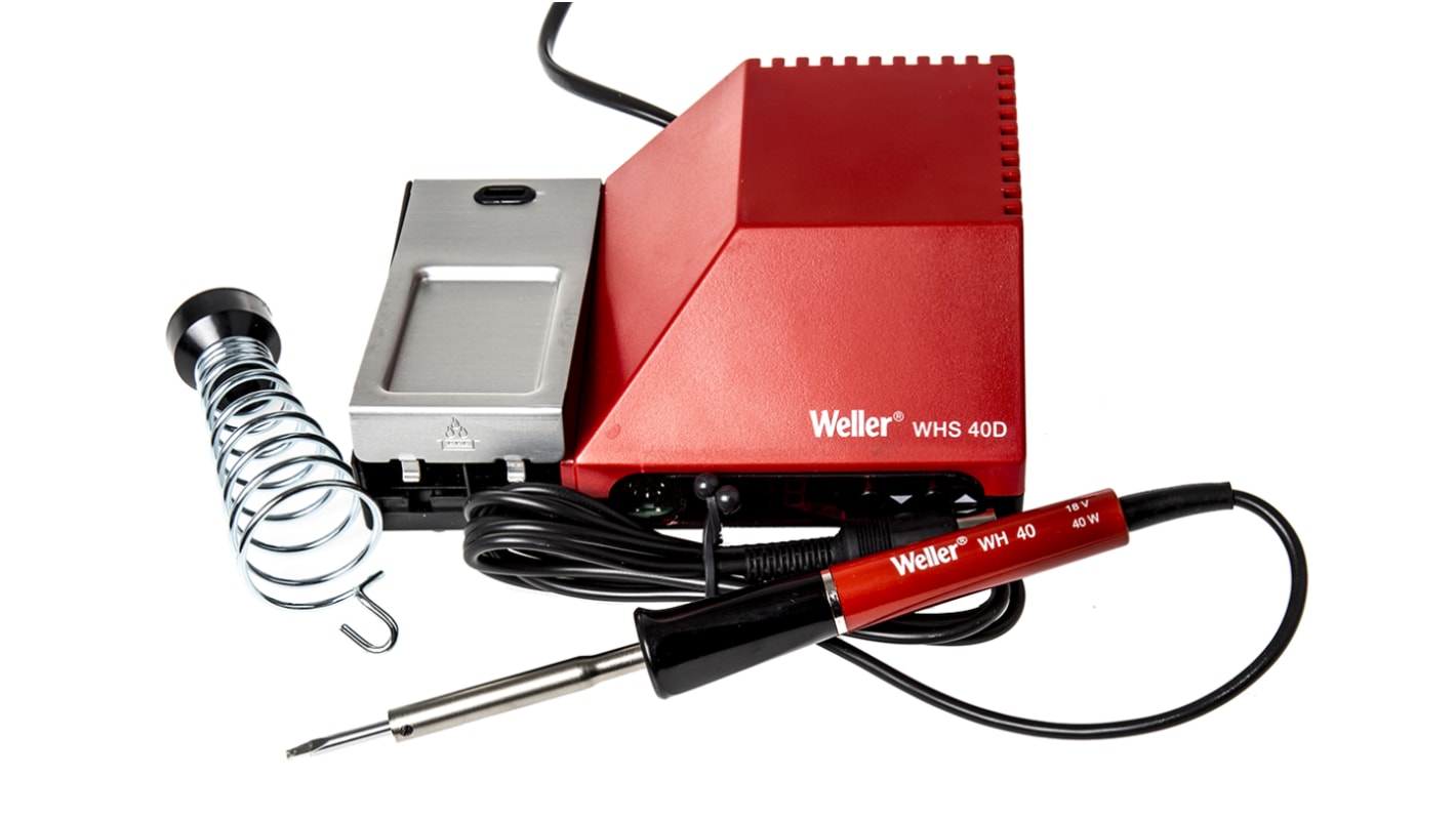 Weller WHS40D Lötstation, Typ F - Schutzkontakt-Stecker Löten/Entlöten 40W / 230V LED