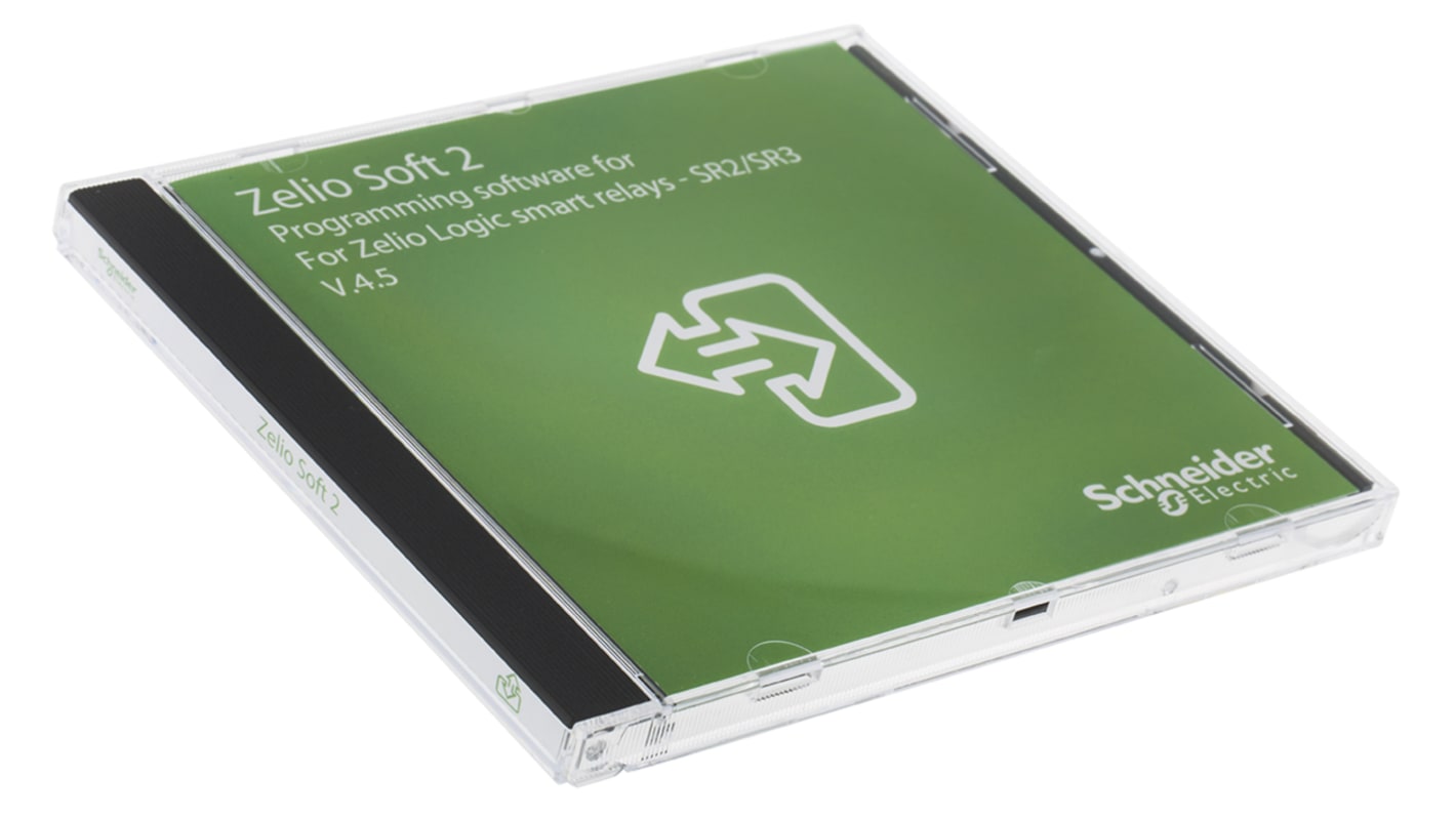 Schneider Electric PLCプログラミングソフトウェア SR2SFT01 PLCプログラミングソフトウェア Zelio Logic 2用