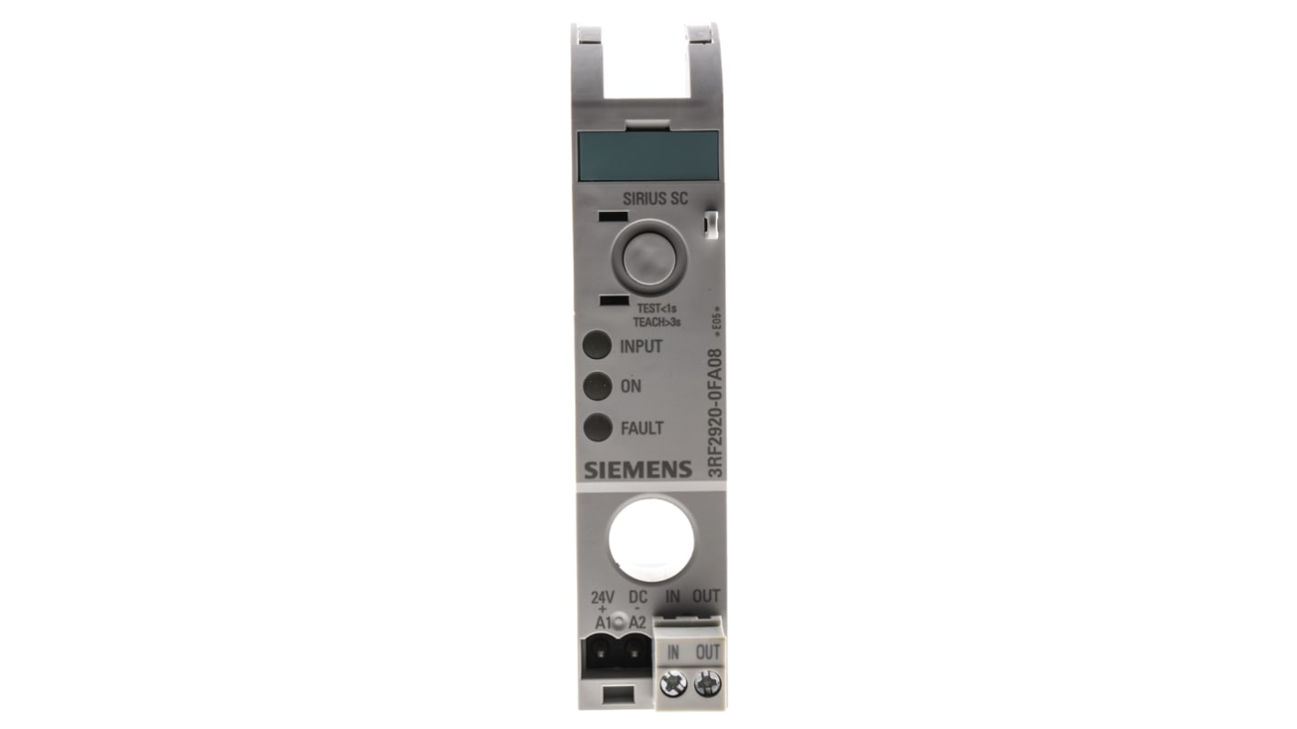 Siemens Optokoppler, 3RF2920-0FA08, 24 V, 25 mA, DIN-Hutschiene, Breite 22.5mm