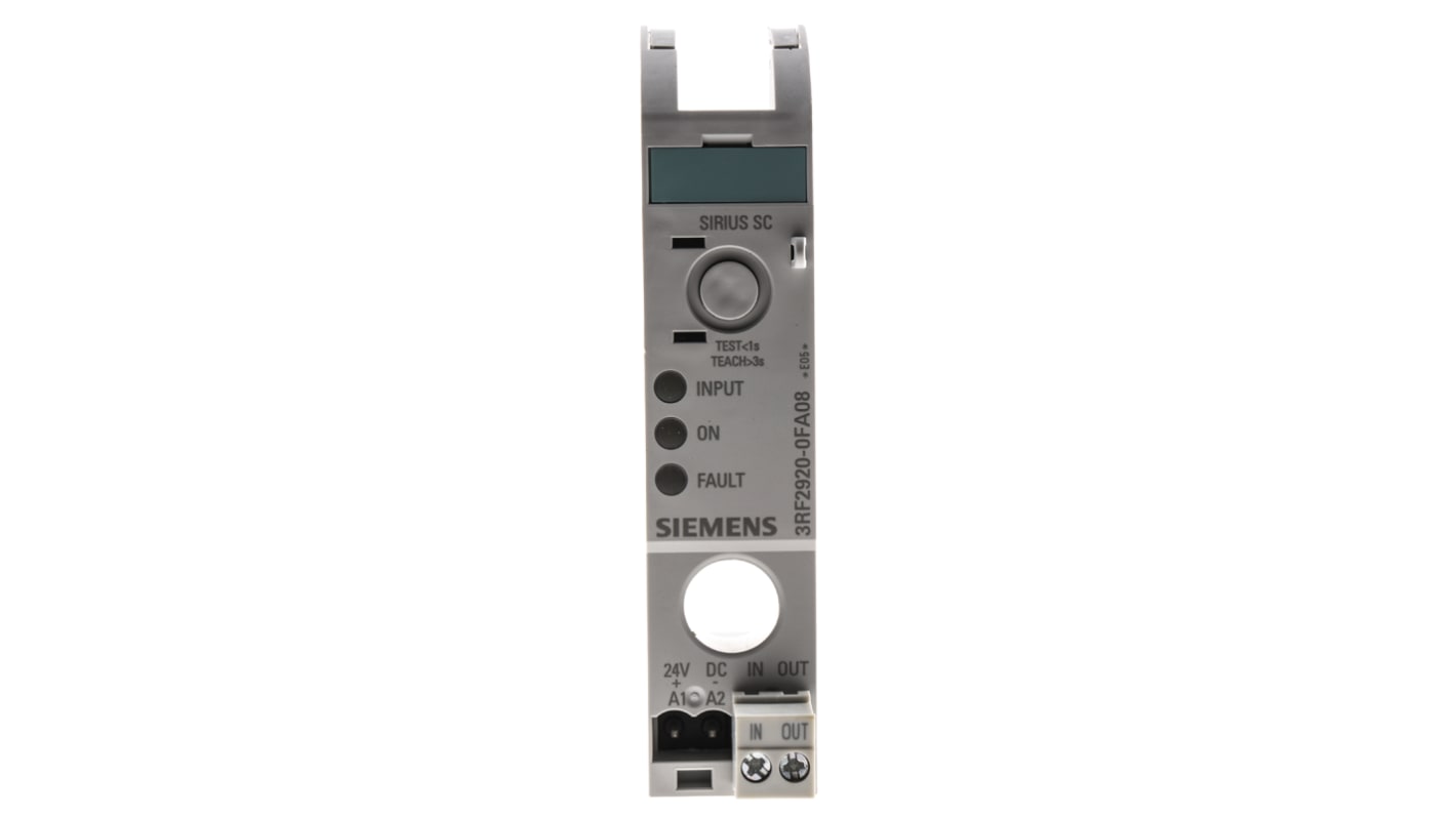 Siemens Optocoupler, Max. Forward 24 V, Max. Input 25 mA, 101.3mm Length, DIN Rail Mounting Style