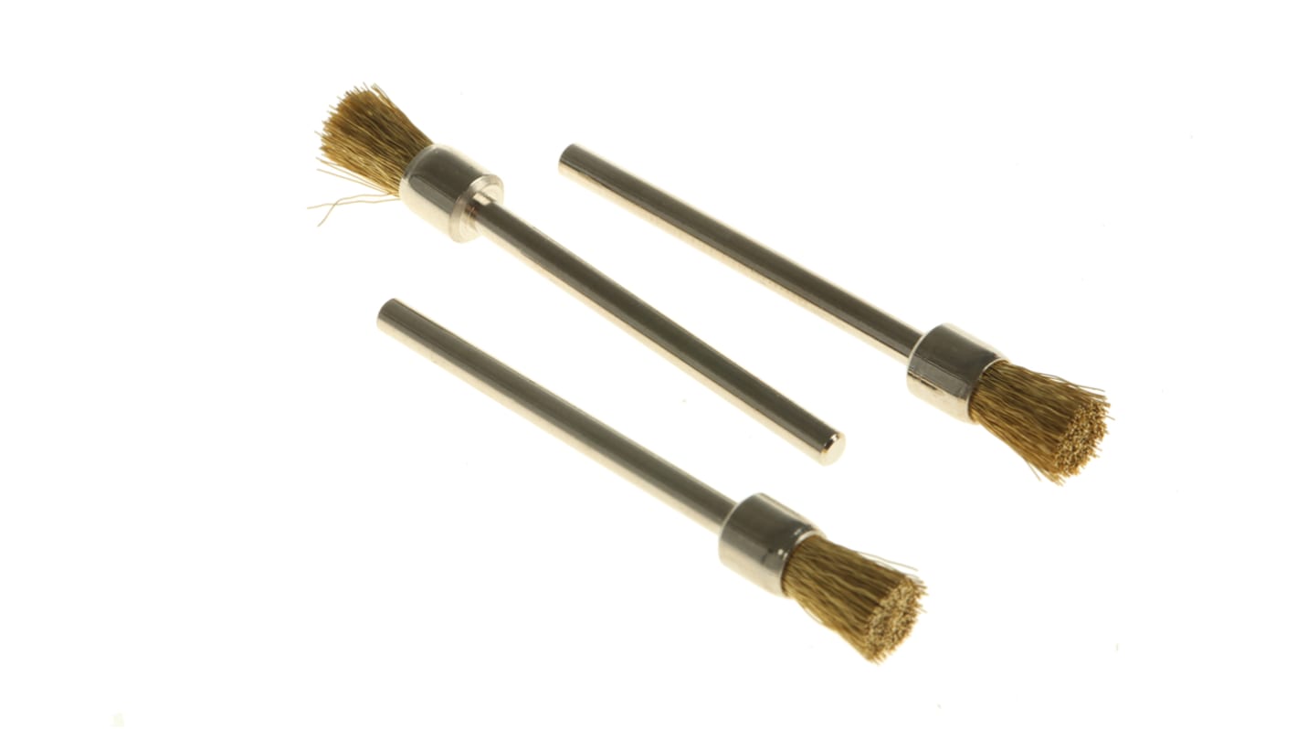 RS PRO Brass Wire End Brush, 1200rpm