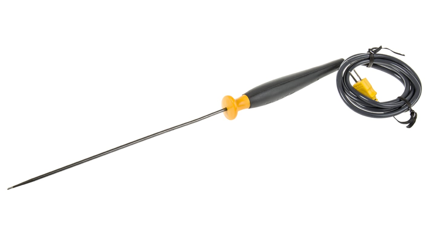 80PK26 Fluke K Rounded Temperature Probe, 203.2mm Length, 4.8mm