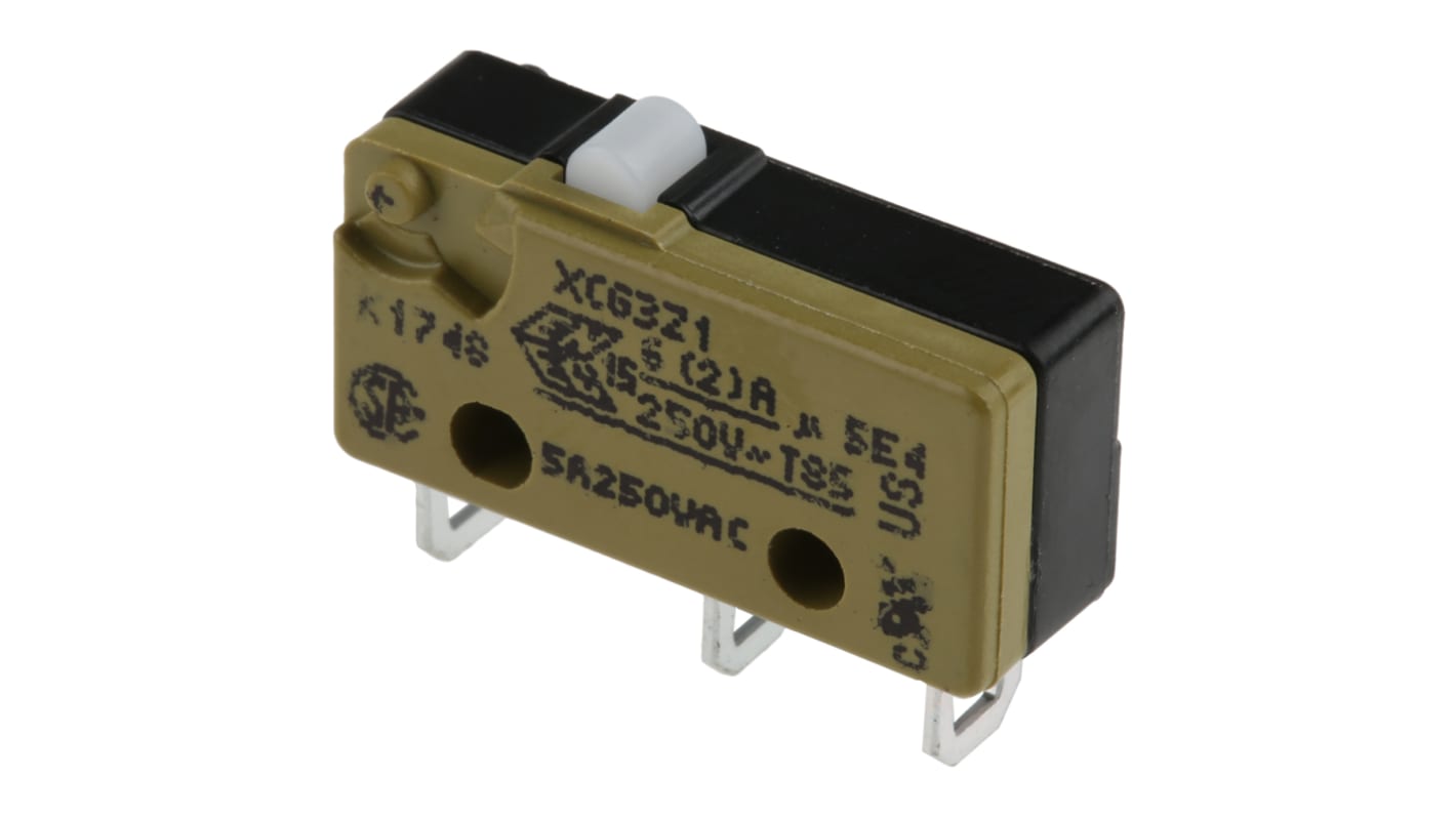 Microinterruptor, Émbolo CO 5 A a 250 V ac