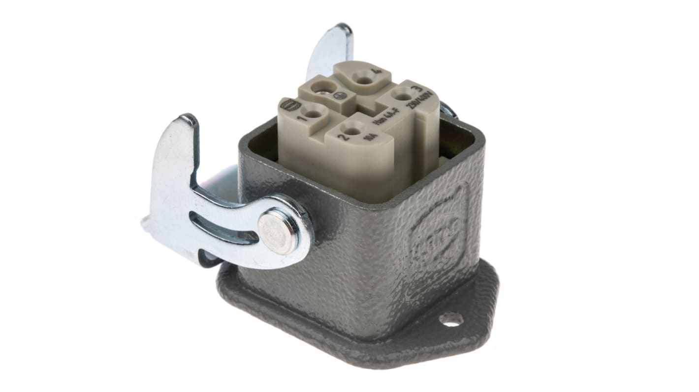 09200030301+09200042711 Connecteur industriel HARTING série Han A, 4