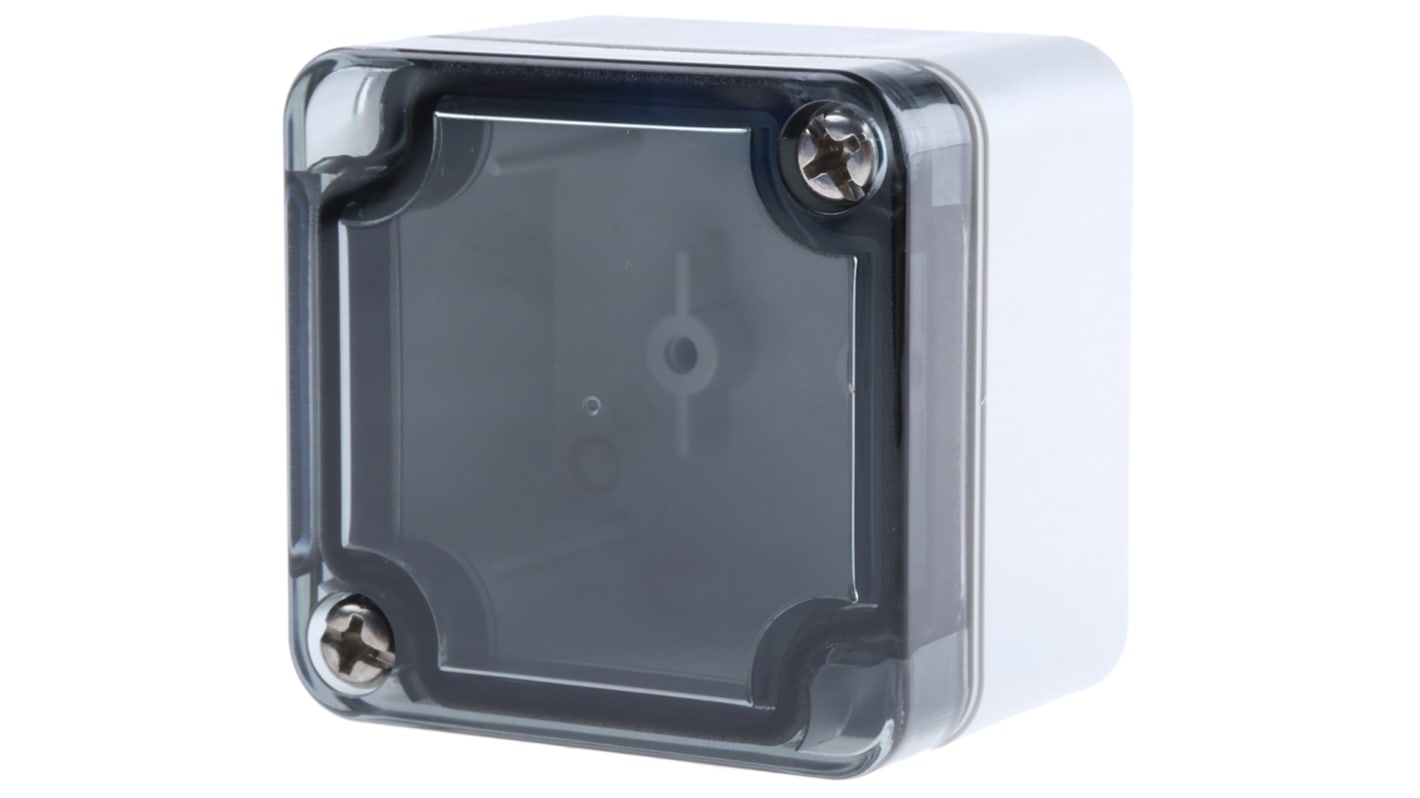 Spelsberg TK PC Series Grey Polycarbonate Enclosure, IP66, Transparent Lid, 52 x 50 x 35mm