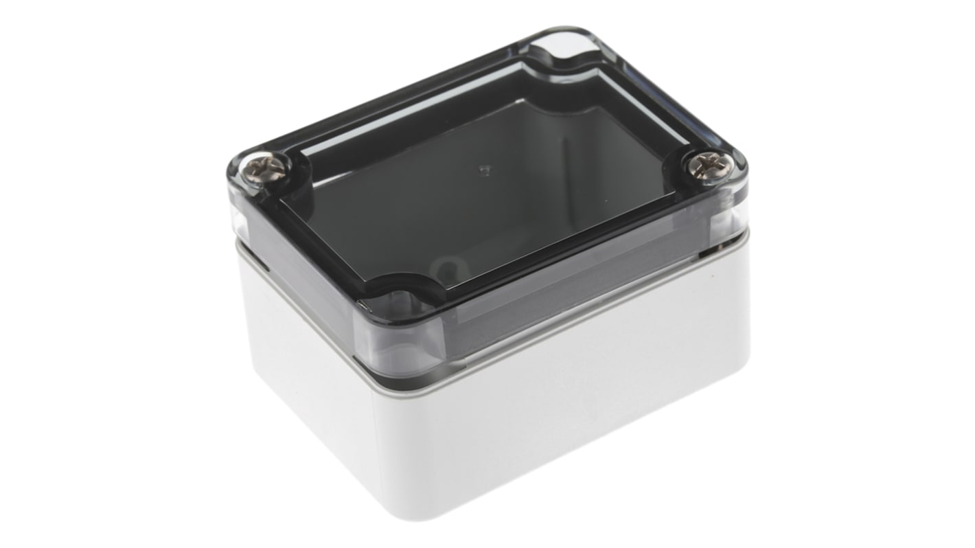 Spelsberg TK PC Series Grey Polycarbonate Enclosure, IP66, Transparent Lid, 65 x 50 x 35mm